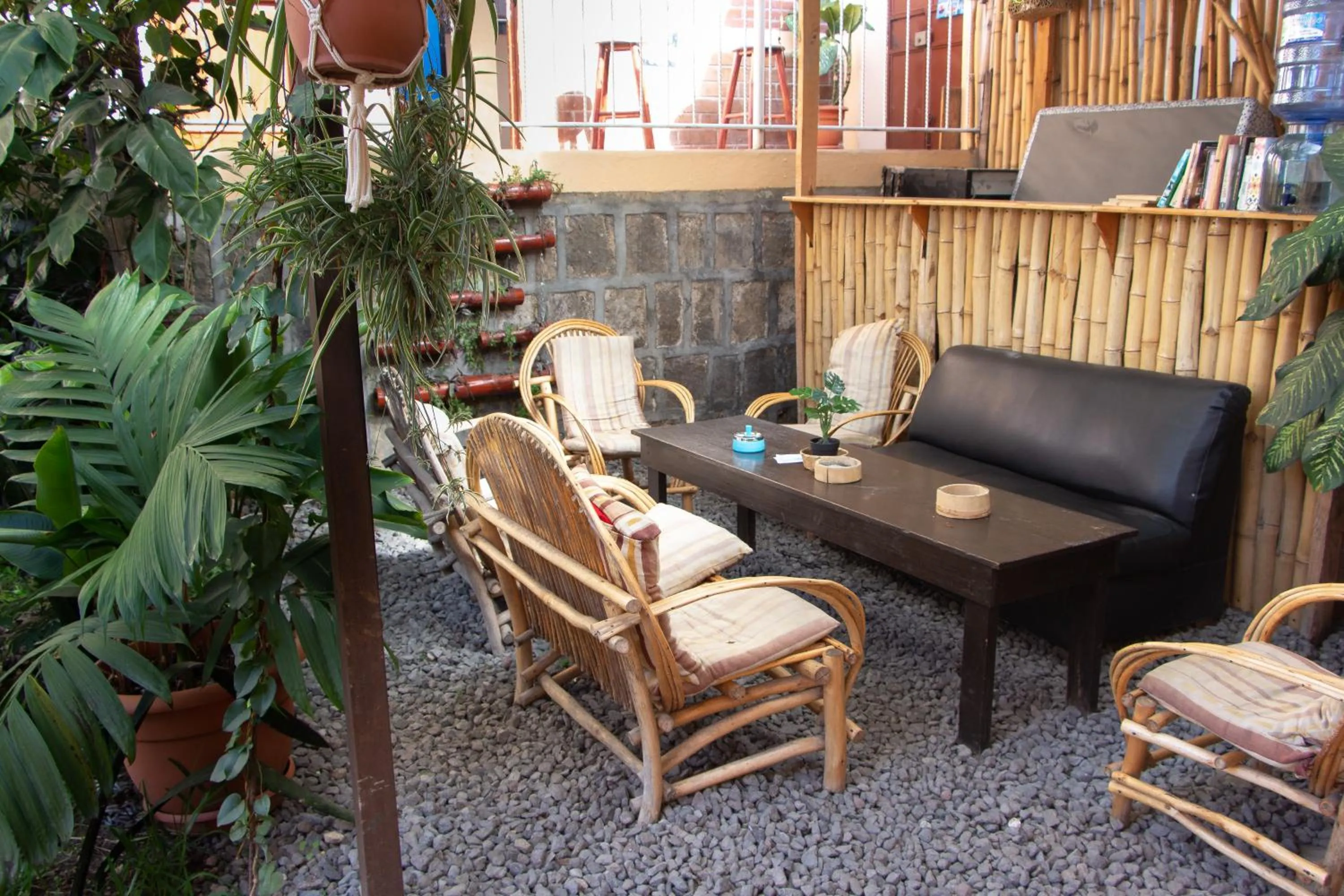 Seating area in Amigos