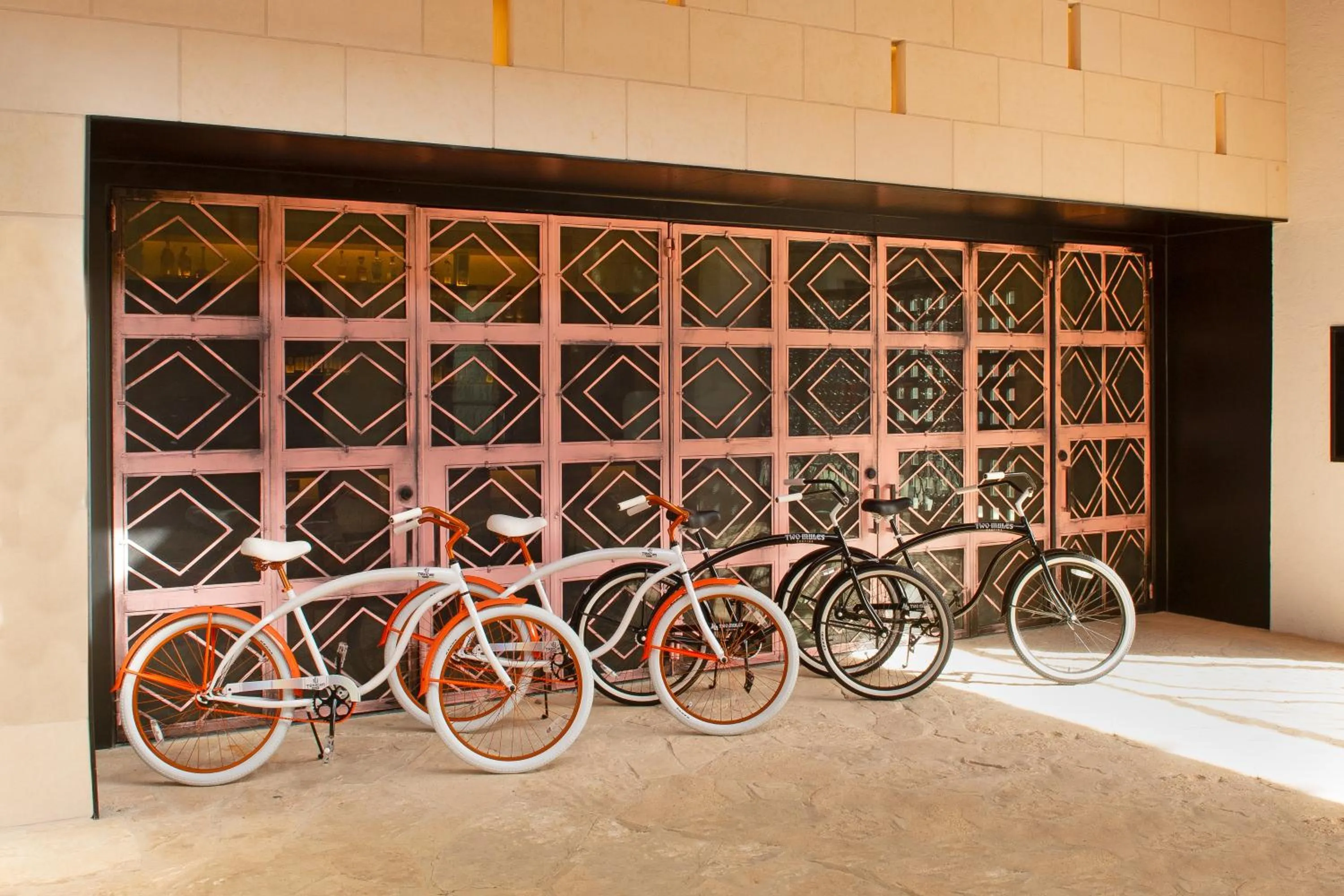 Cycling in Texican Court, by Valencia Hotel Collection