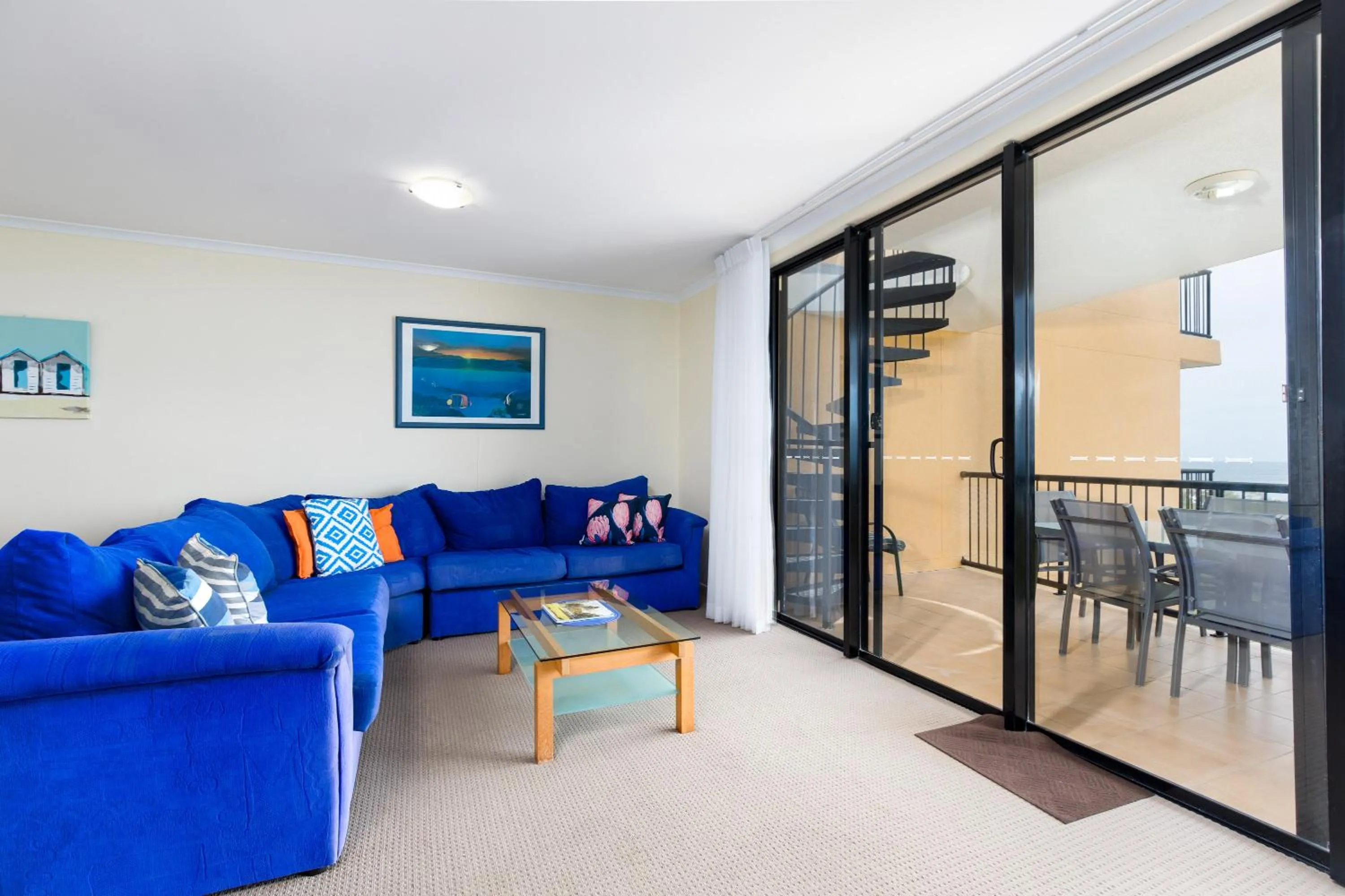 Living room in Marcoola Beach Resort