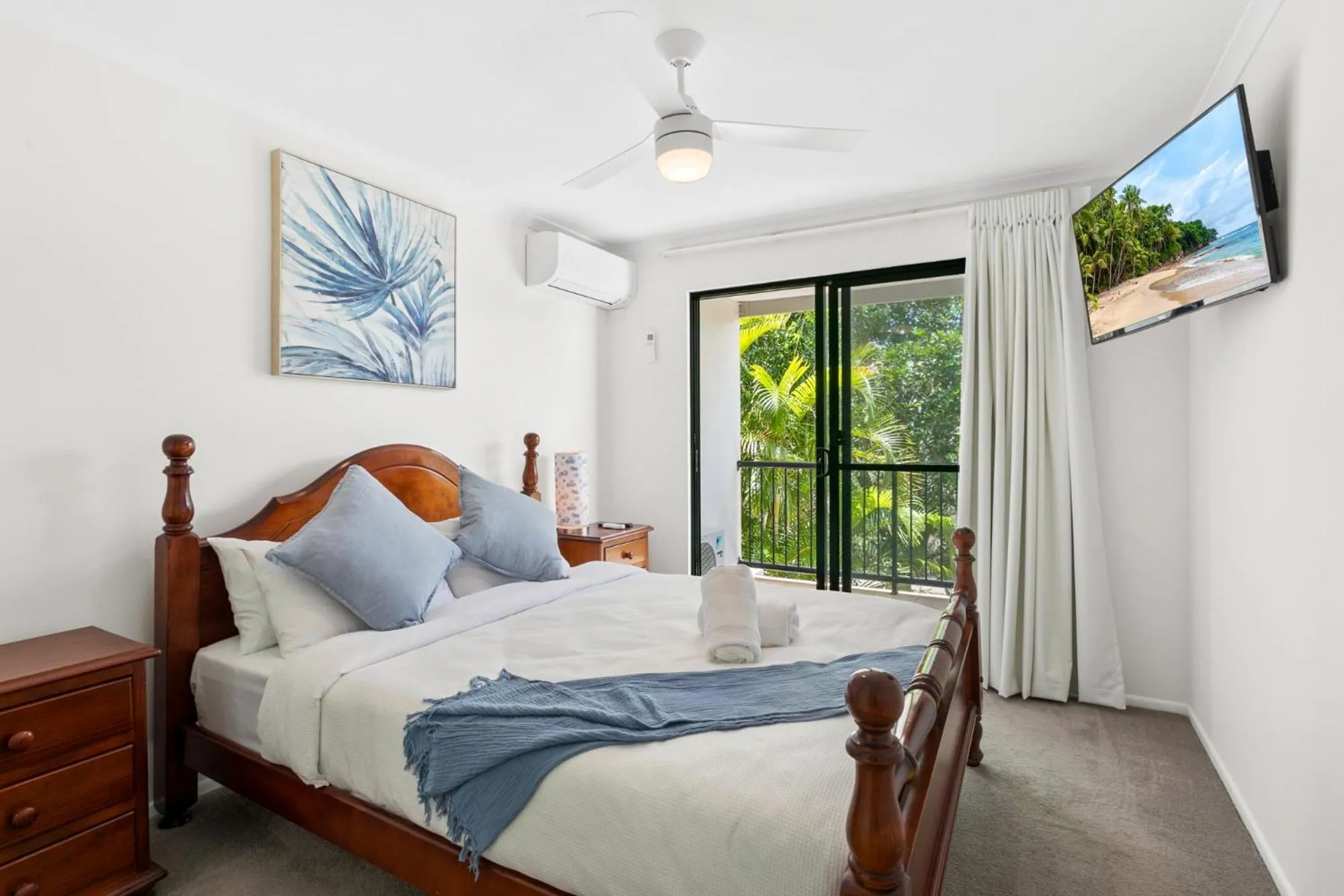 Bed in Marcoola Beach Resort