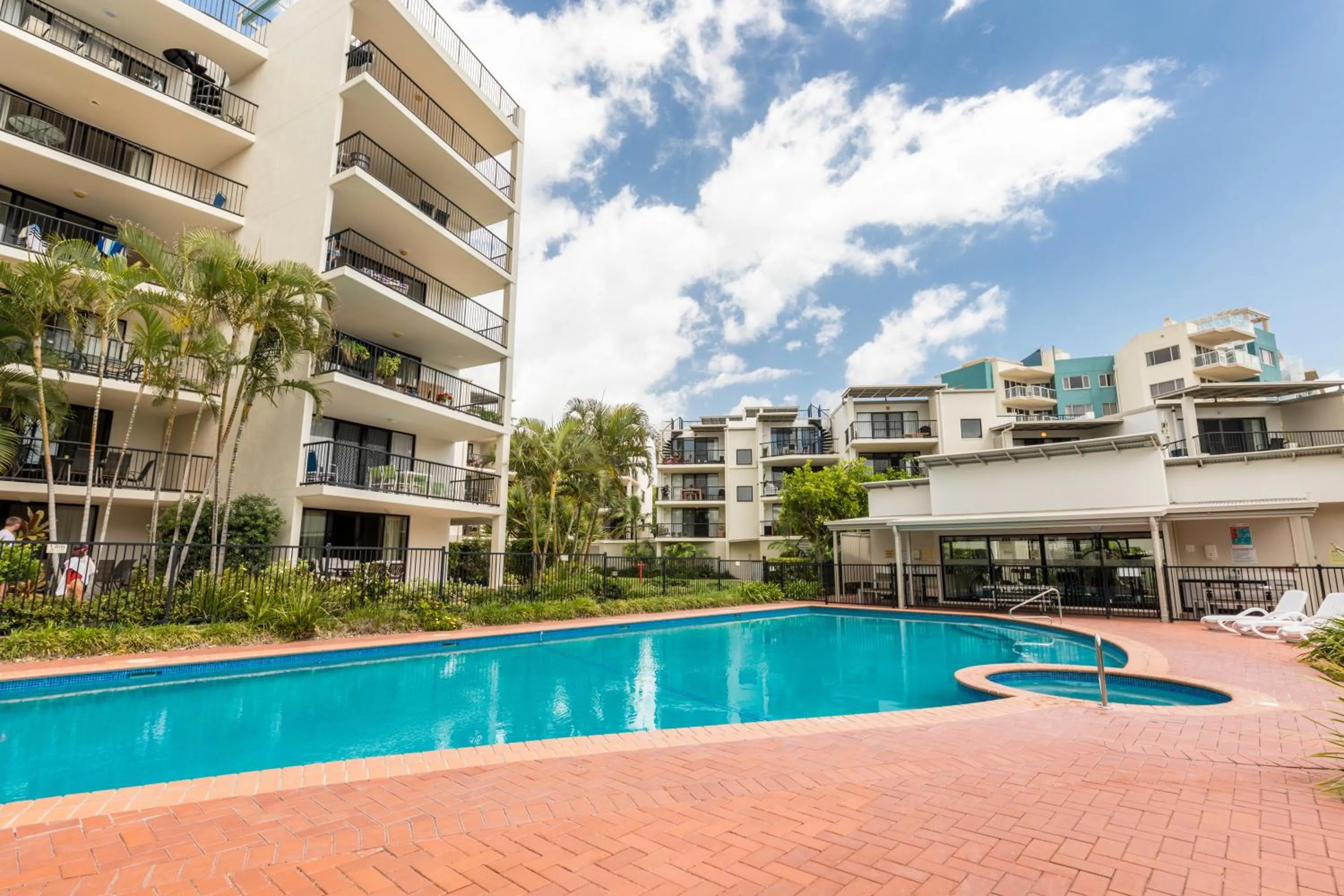 Swimming pool in Marcoola Beach Resort