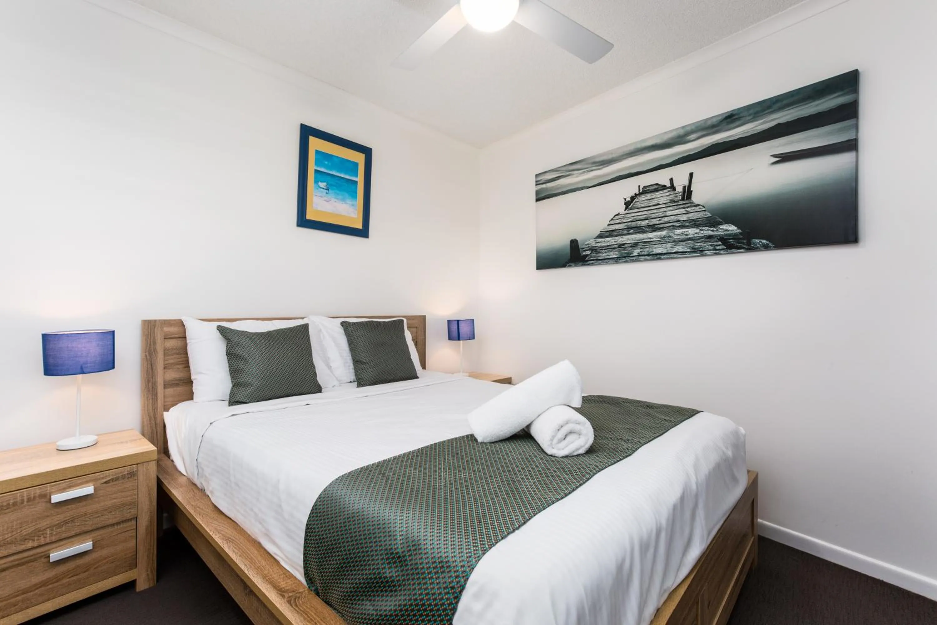 Bed in Marcoola Beach Resort