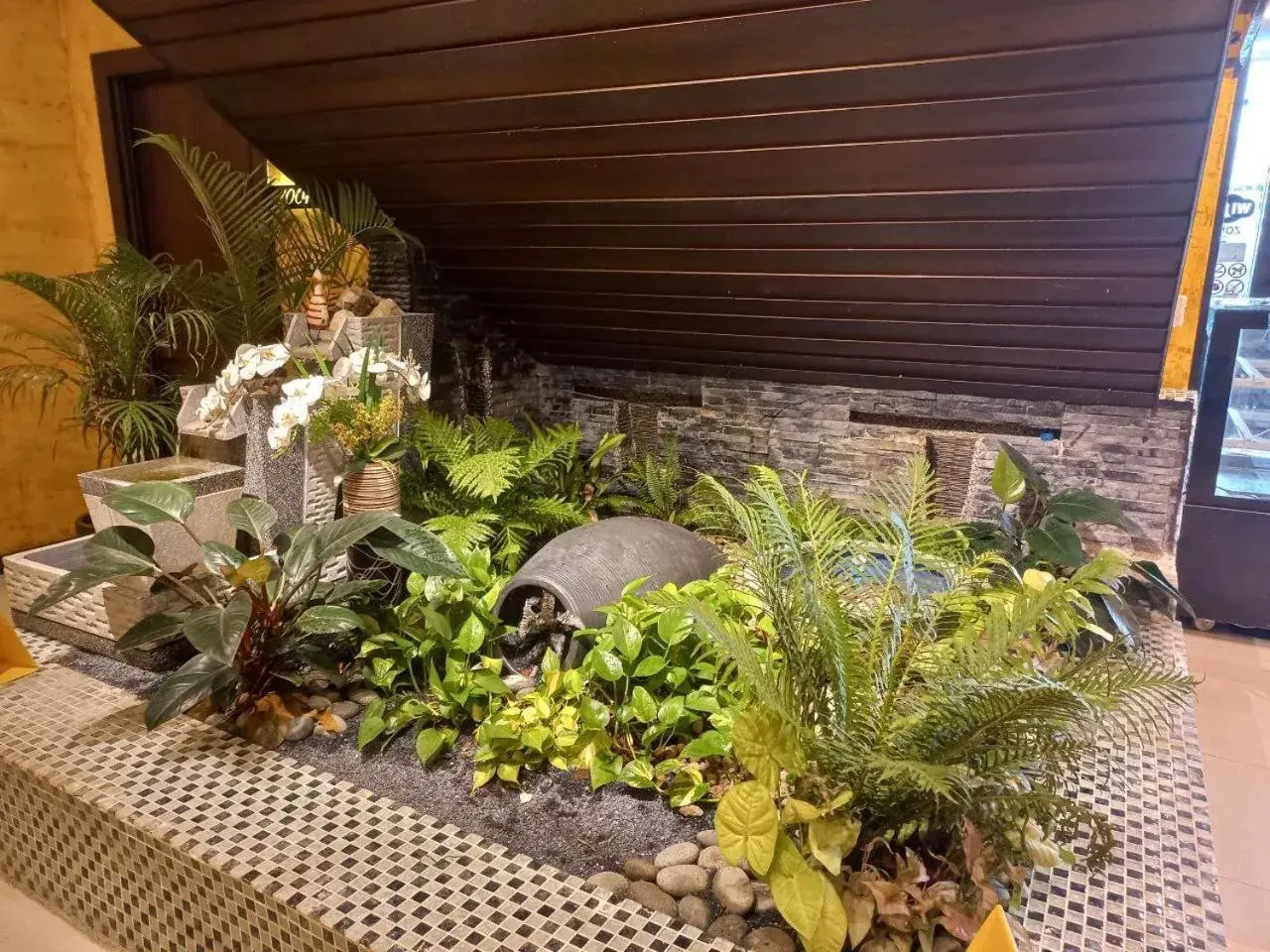 Garden view in GM Hotel Garden view in GM Hotel