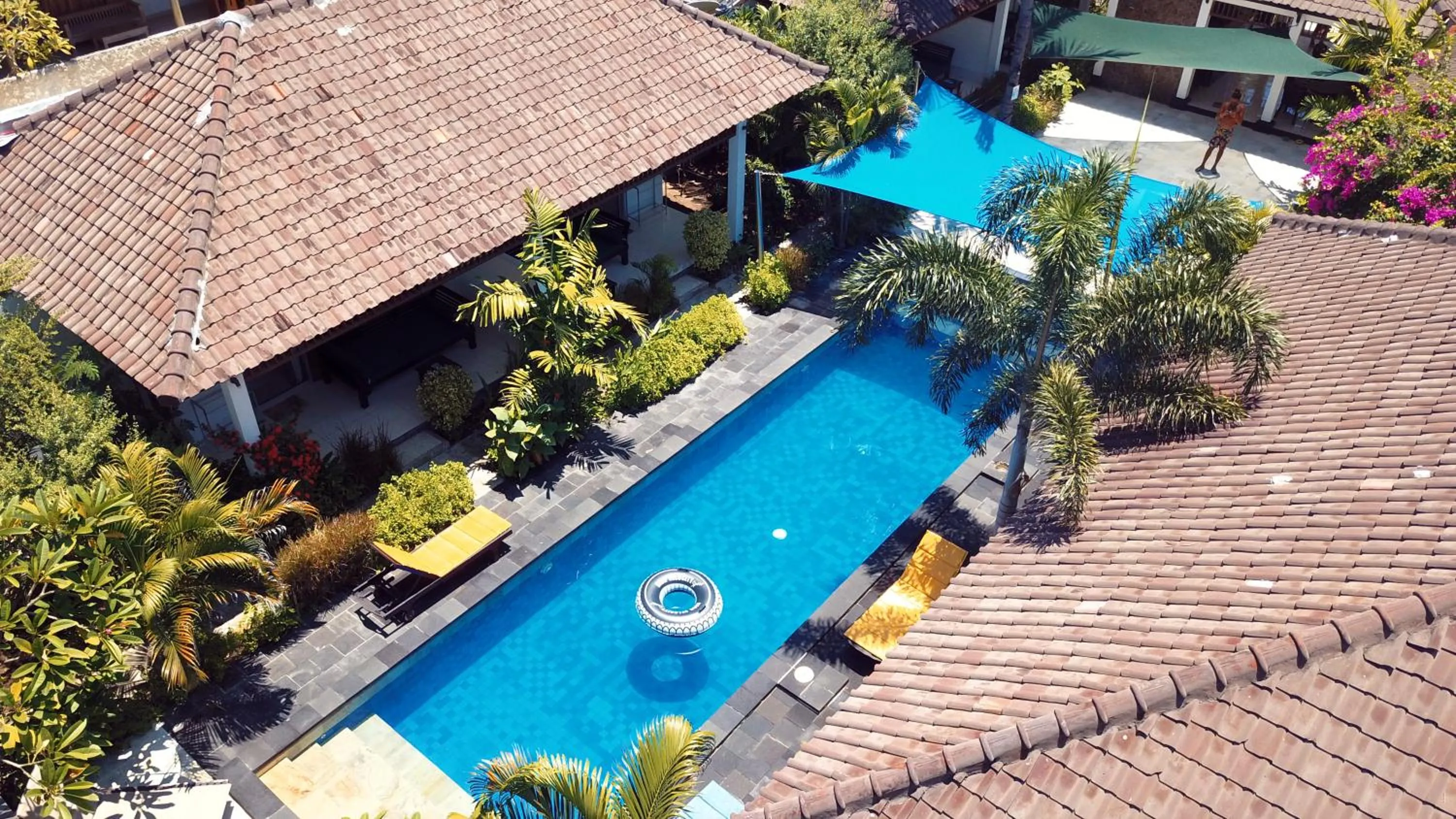 Pool view in Gili Palms Resort