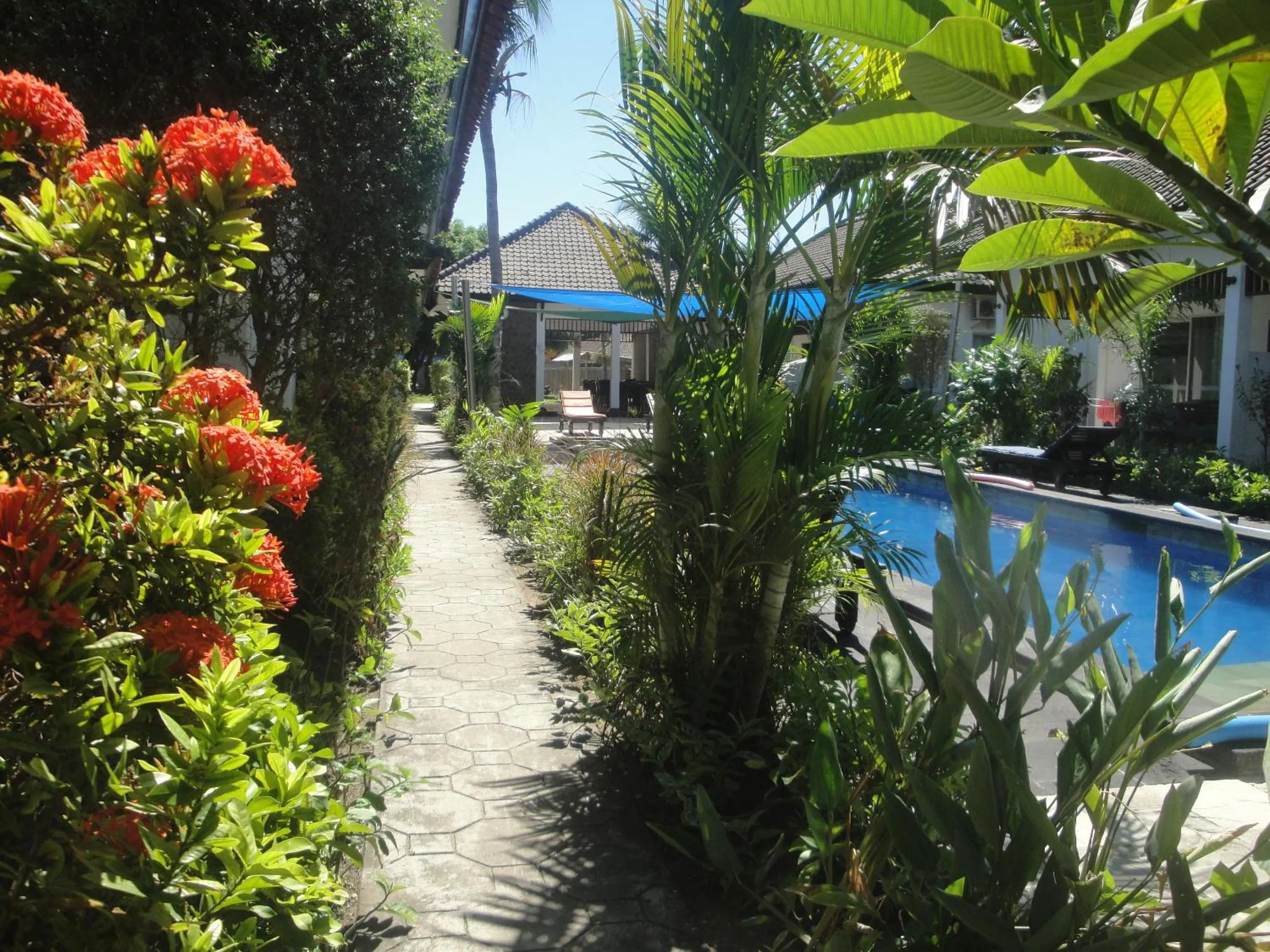 Garden in Gili Palms Resort