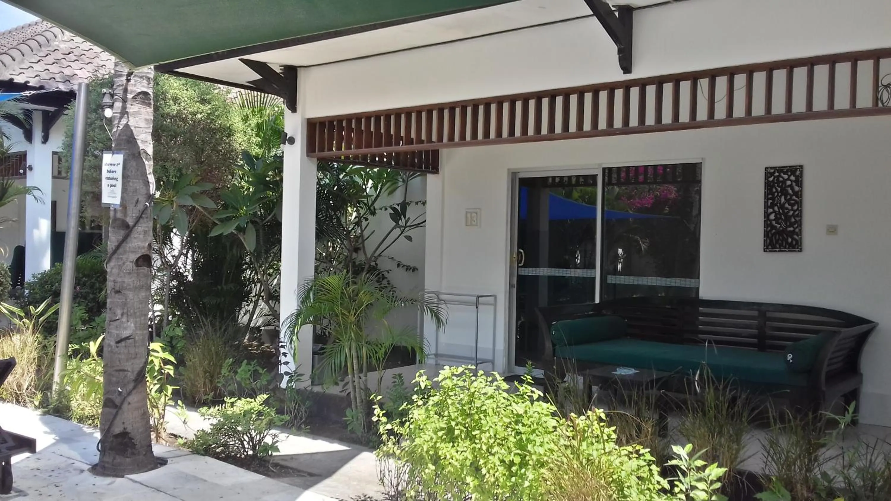 Patio in Gili Palms Resort