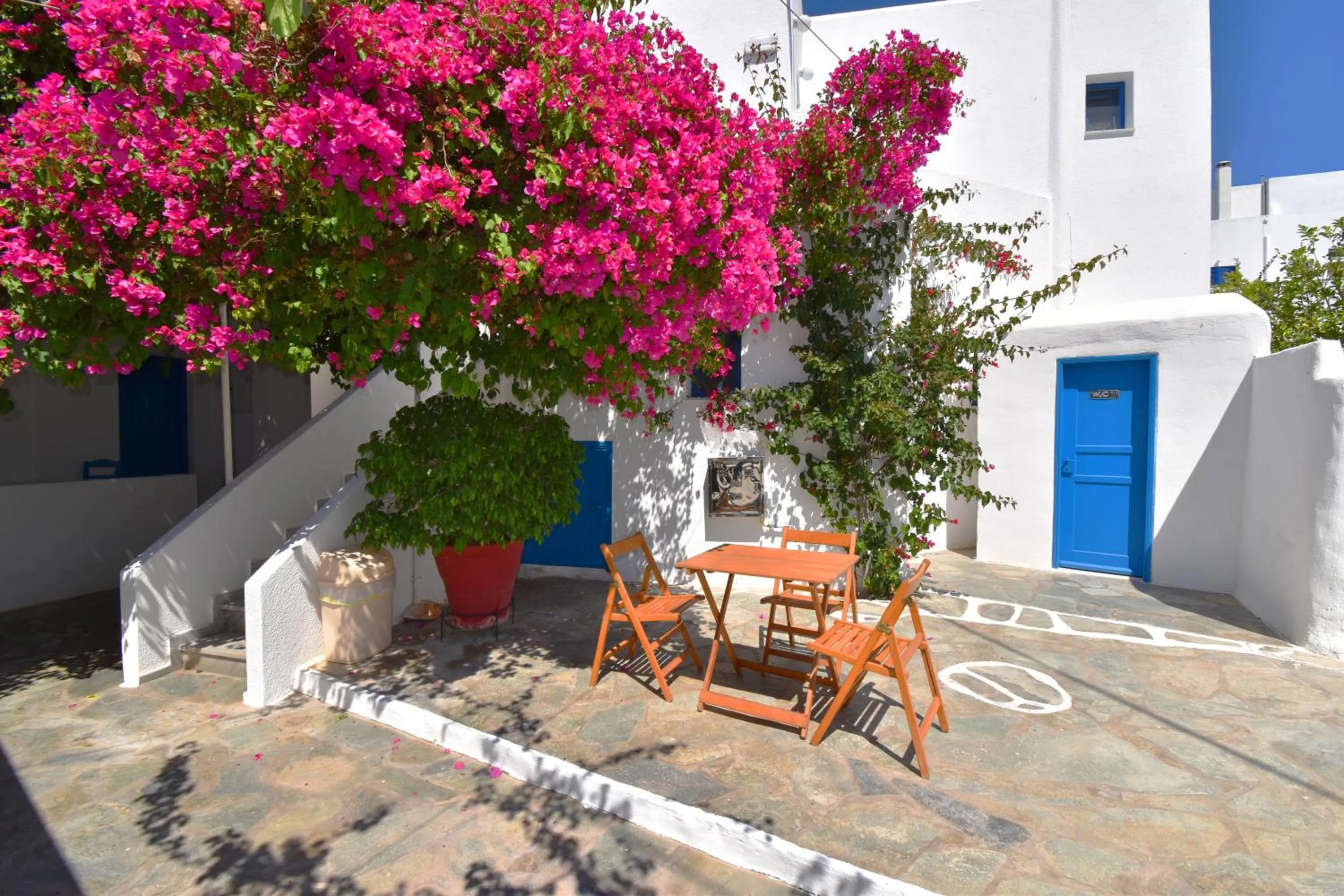Patio in Ayeri Hotel