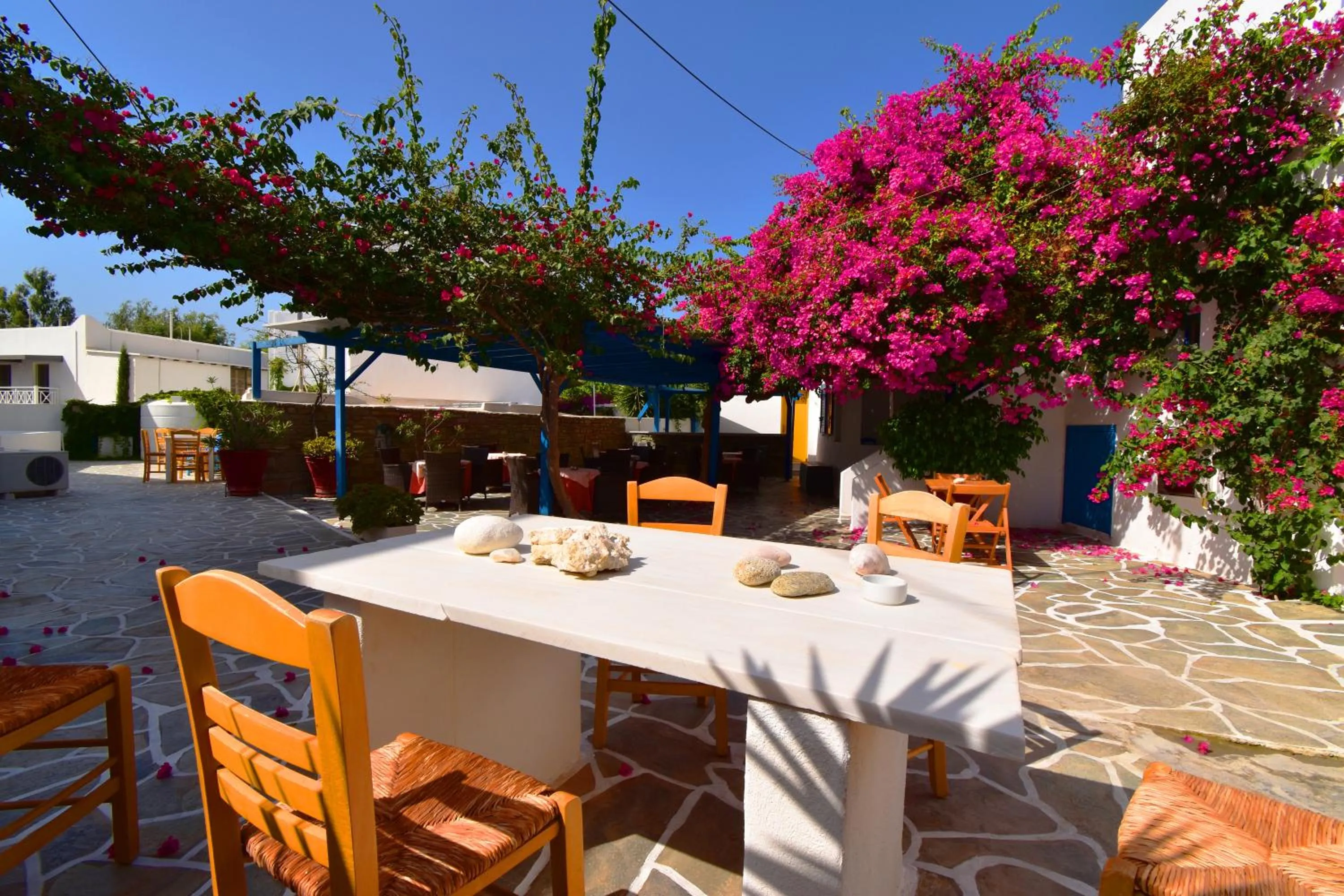 Patio in Ayeri Hotel