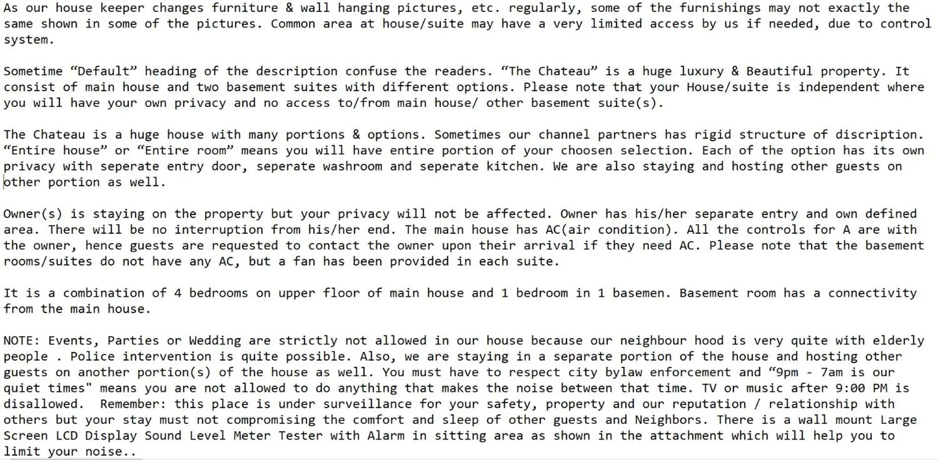 Property building in The Chateau