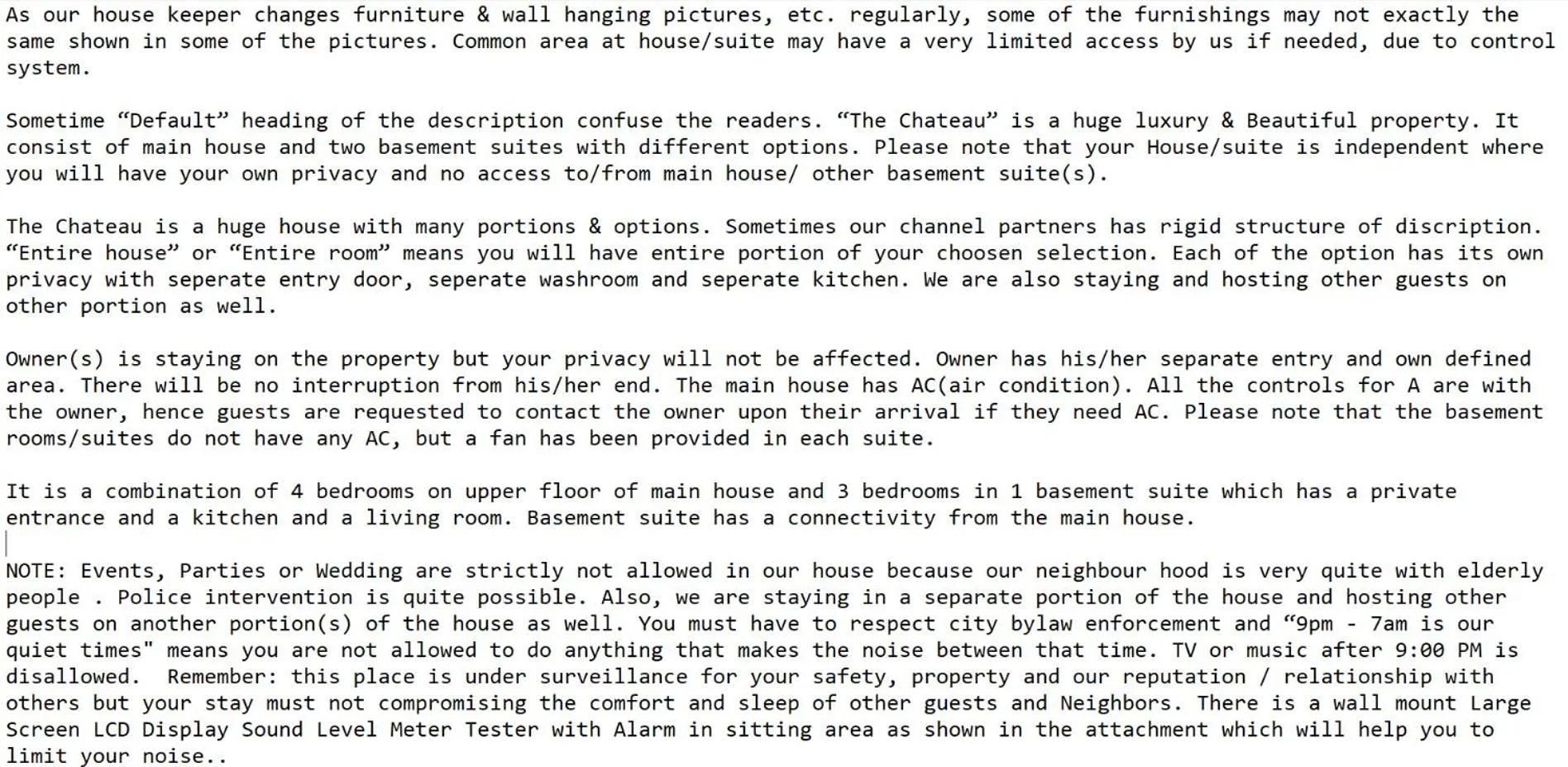 Property building in The Chateau