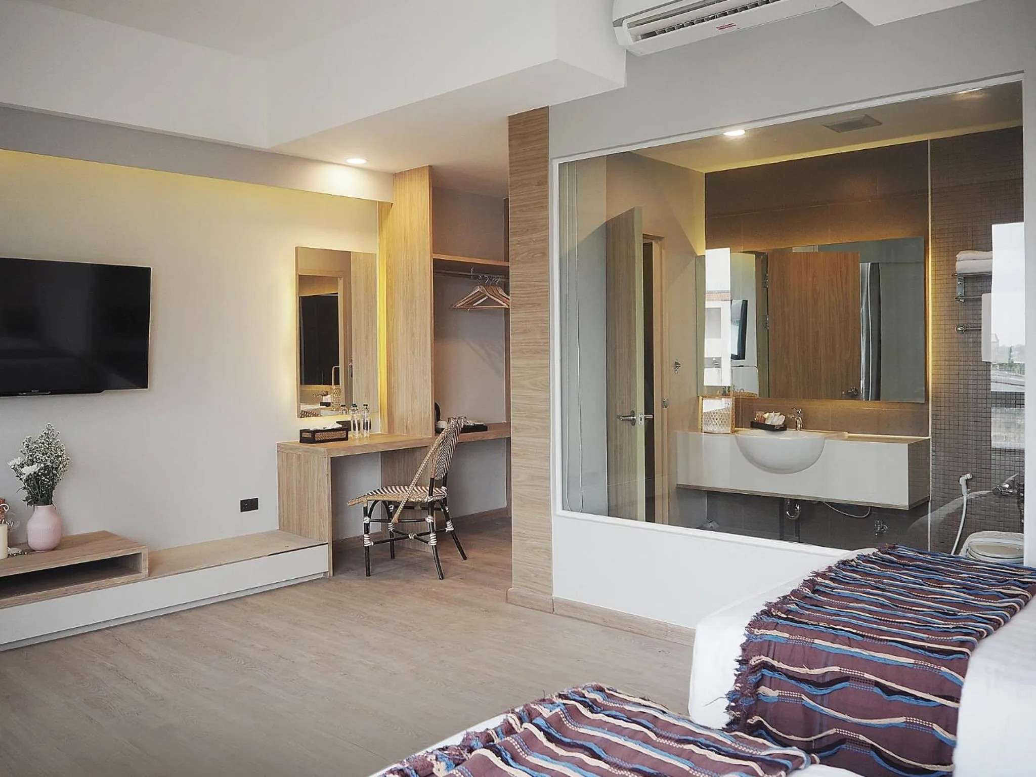 Bed in Darley Hotel Chiangmai