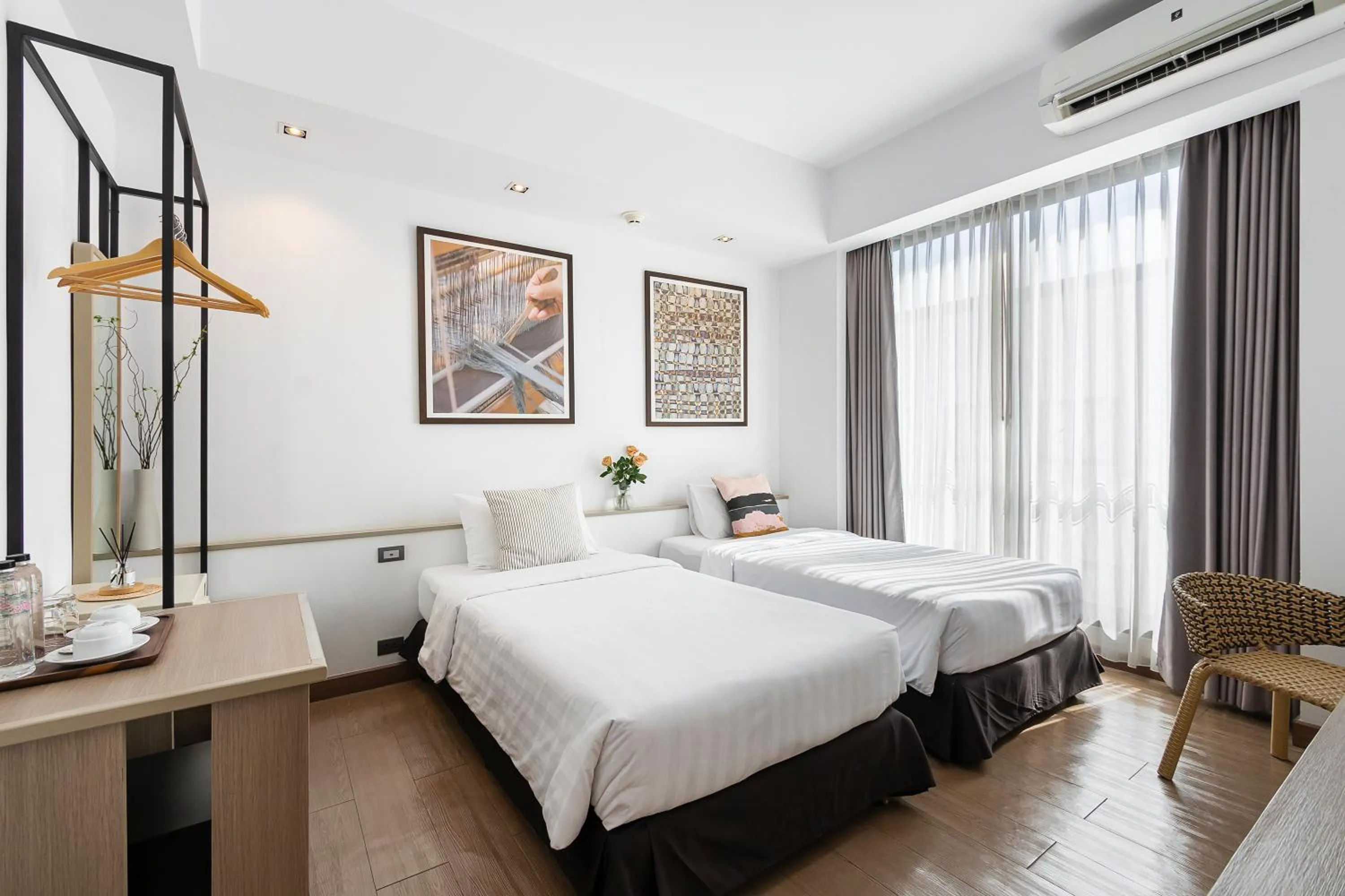 Bed in Darley Hotel Chiangmai