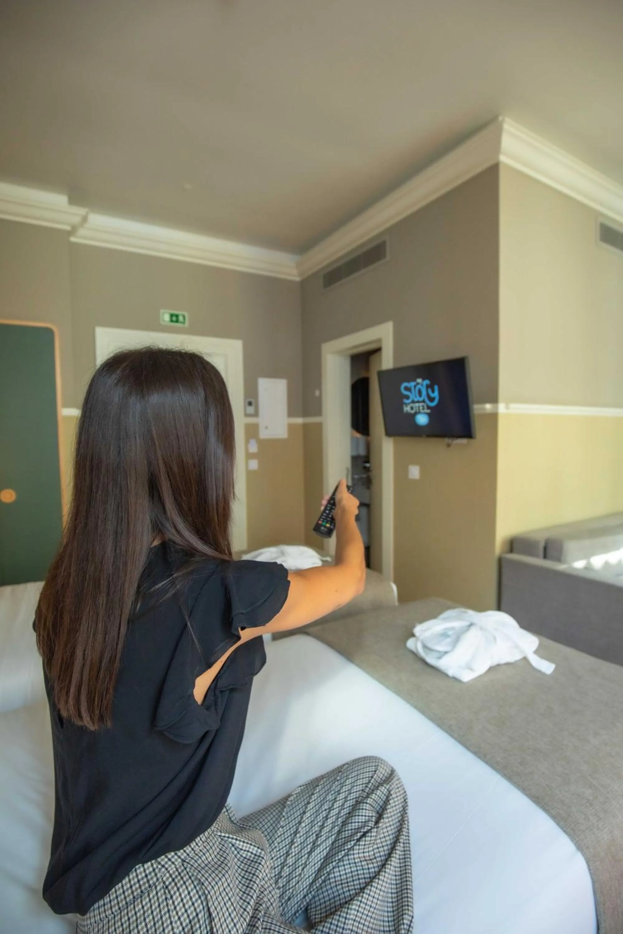 Bedroom, Bed in My Story Hotel Tejo