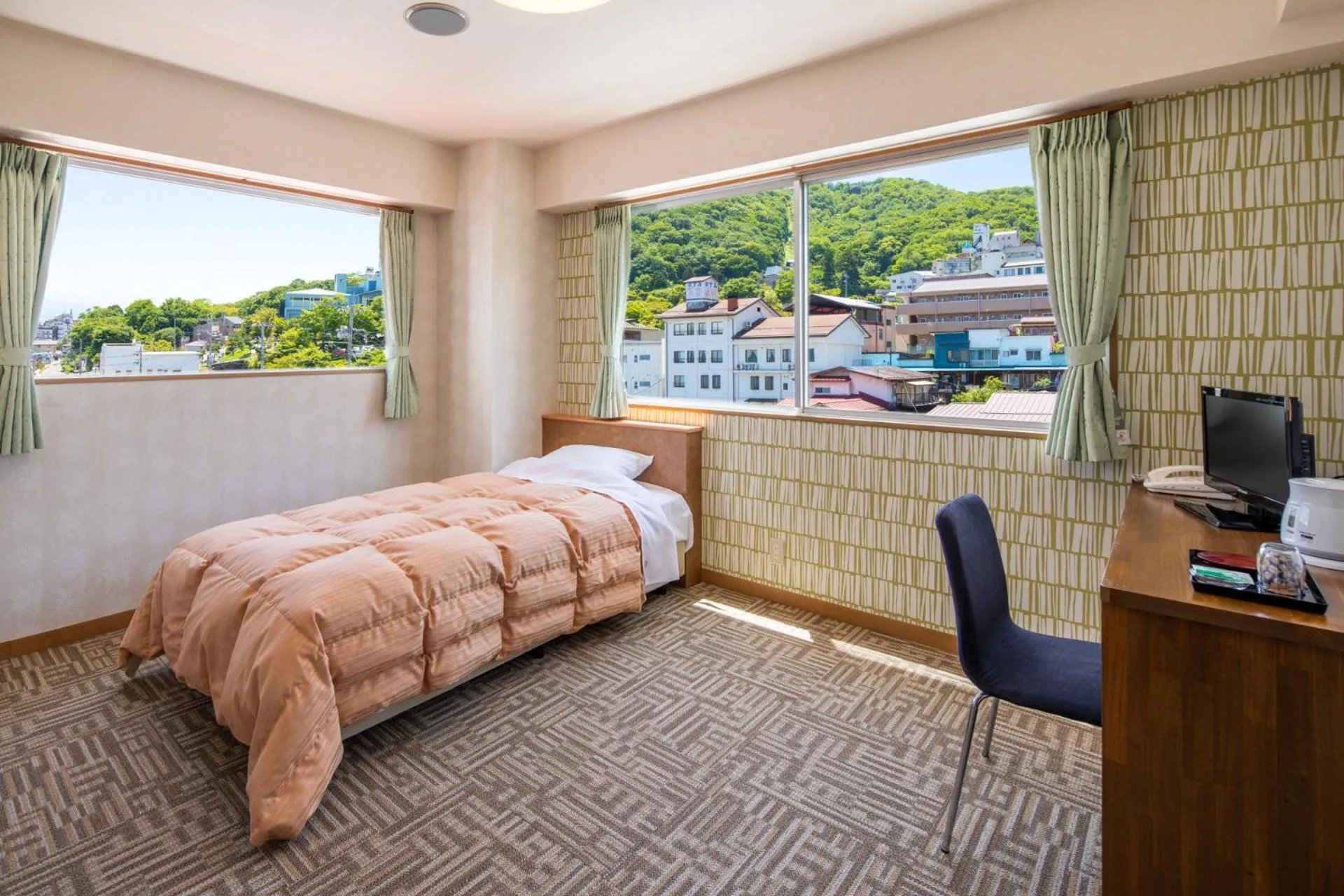 Bed in Stay View Ikaho