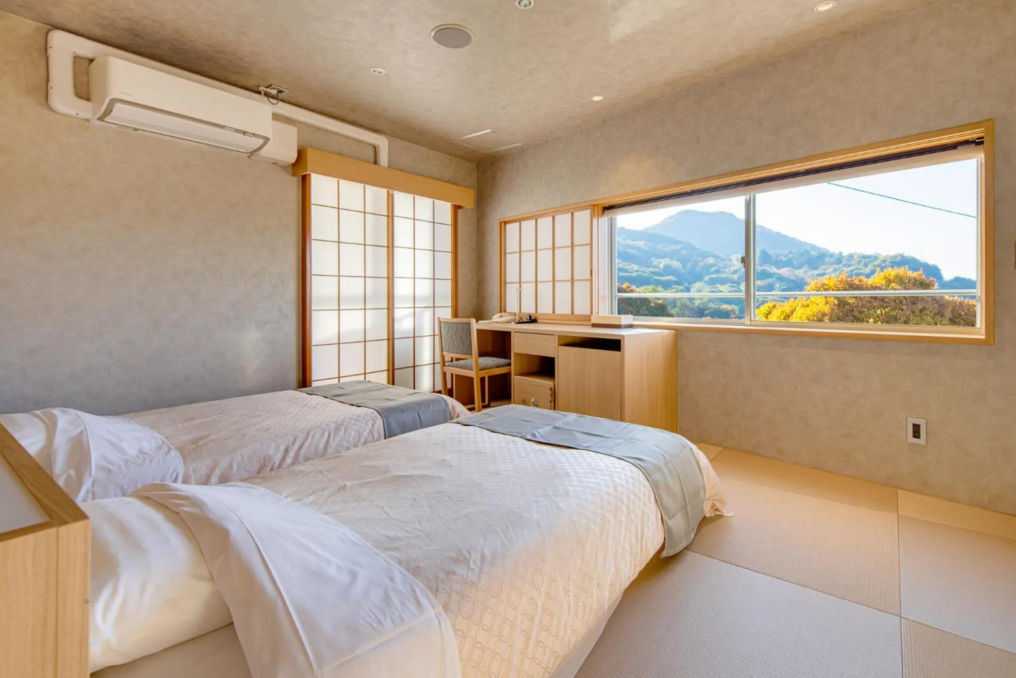 Bed in Stay View Ikaho