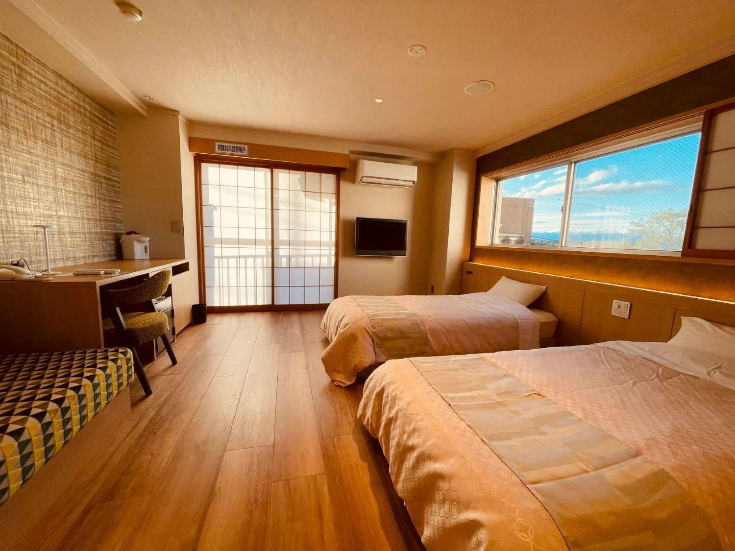 Bed in Stay View Ikaho