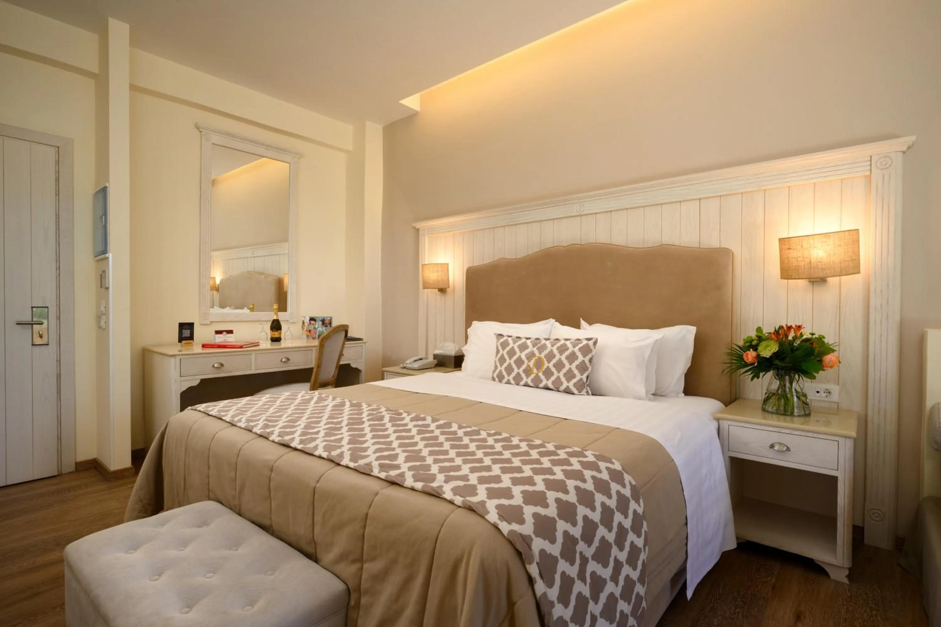 Bed in Art Hotel Debono