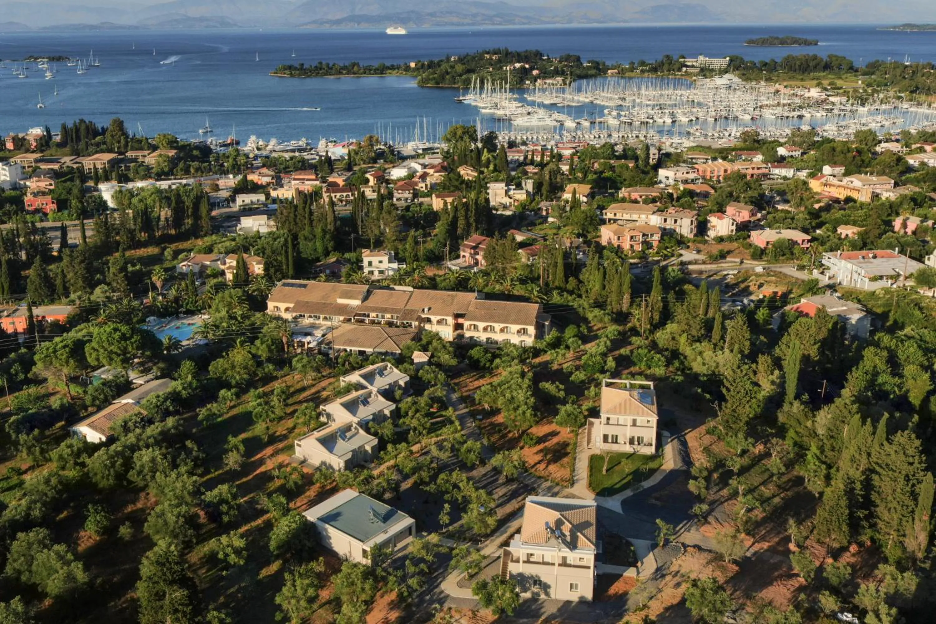 Bird's eye view in Art Hotel Debono