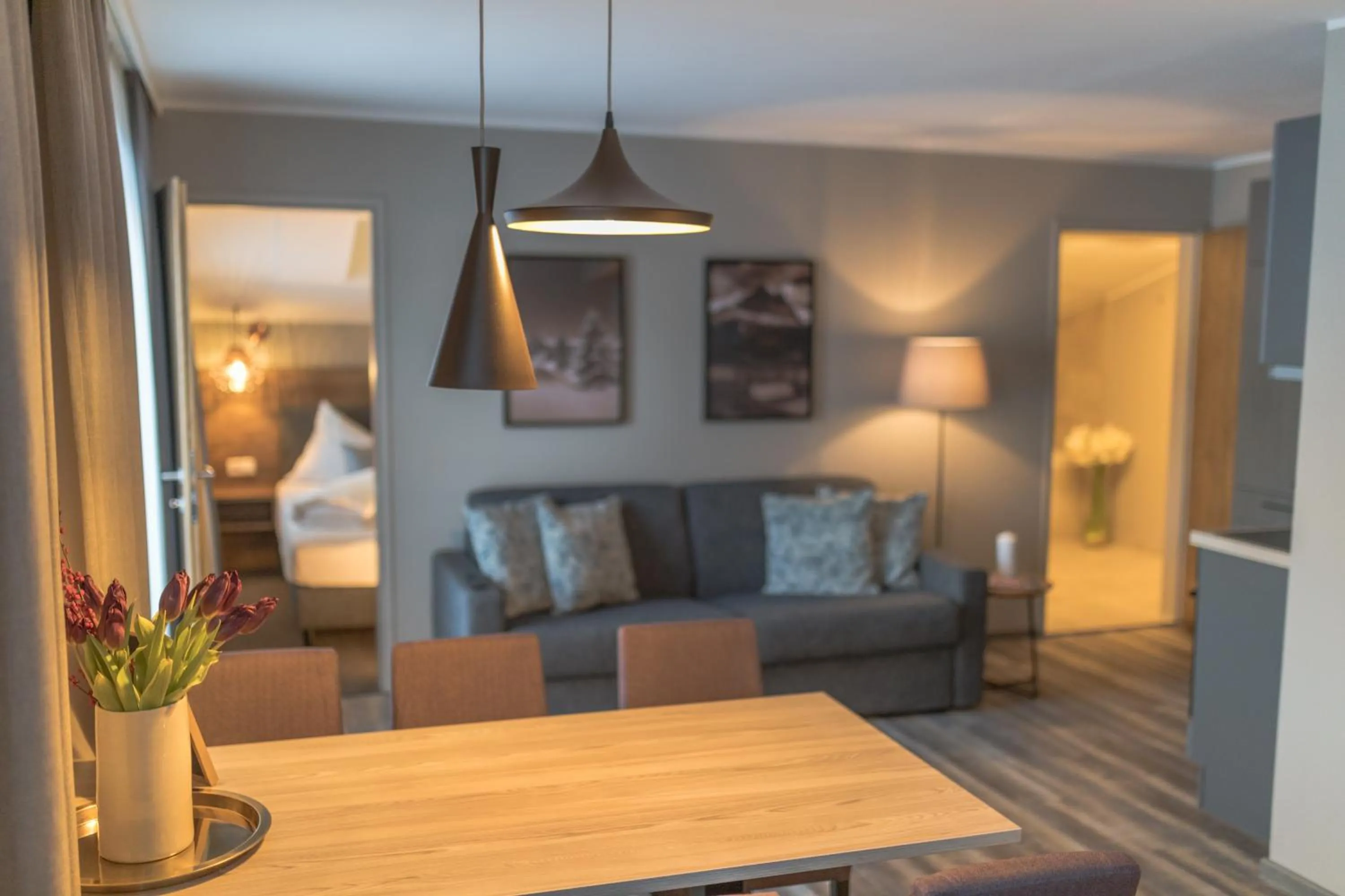 Living room in LakeSide Apartments Seefeld