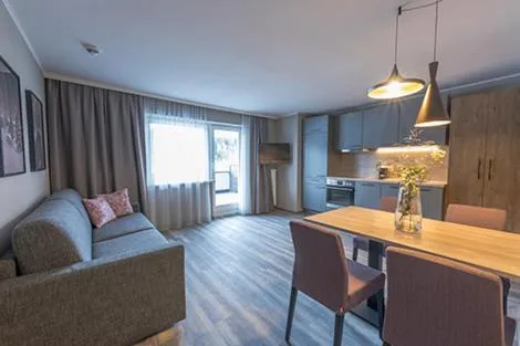 Kitchen or kitchenette in LakeSide Apartments Seefeld