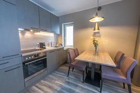 Kitchen or kitchenette in LakeSide Apartments Seefeld