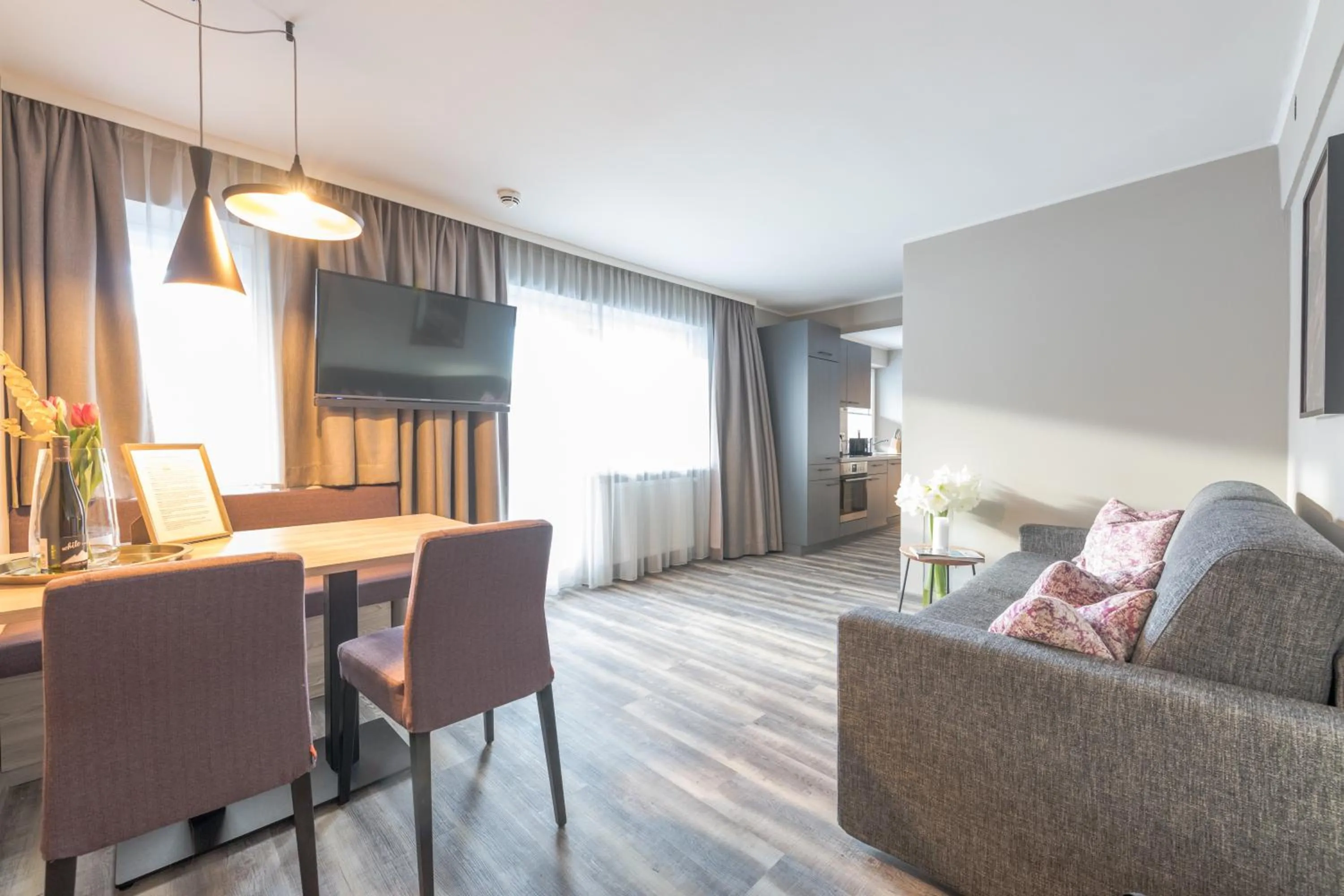 Living room in LakeSide Apartments Seefeld