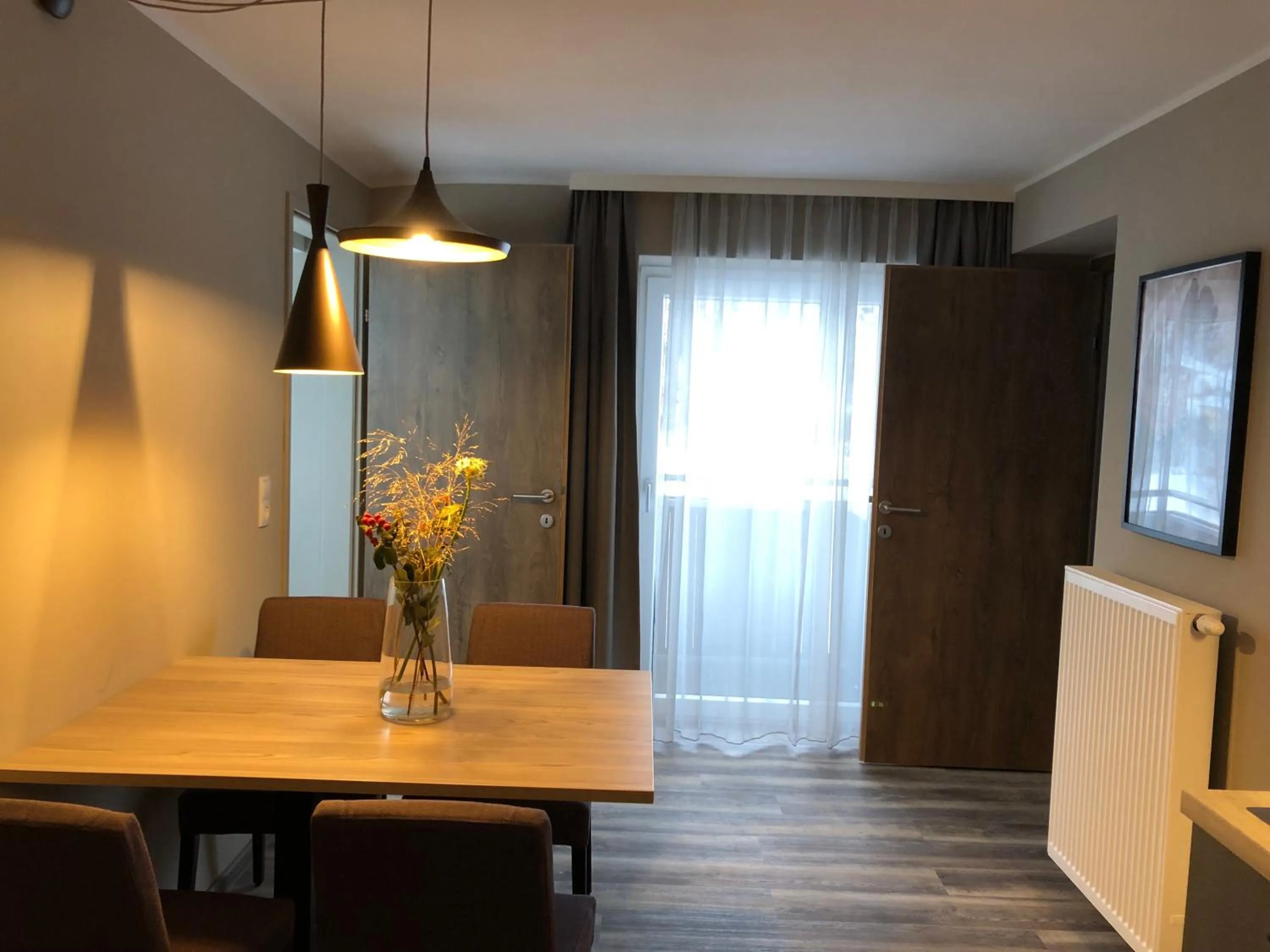 Dining area in LakeSide Apartments Seefeld