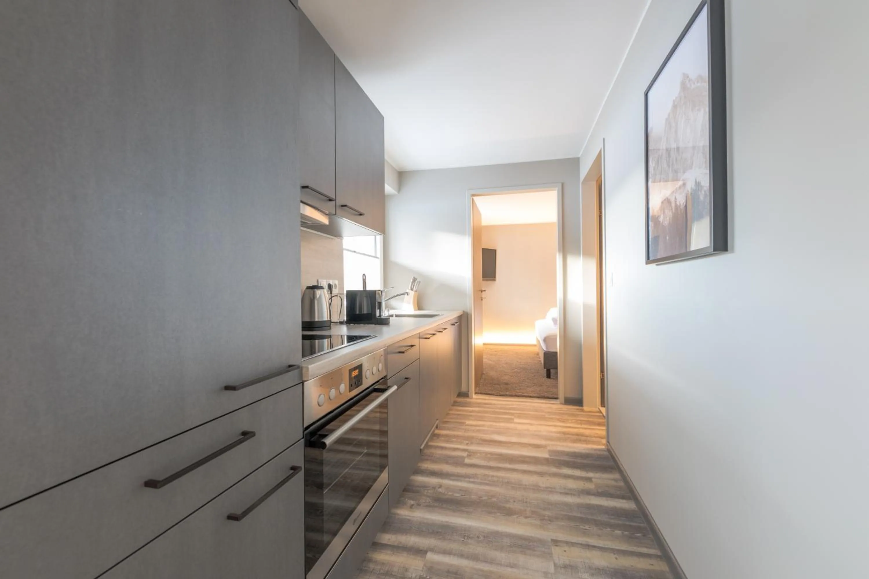 Kitchen or kitchenette in LakeSide Apartments Seefeld