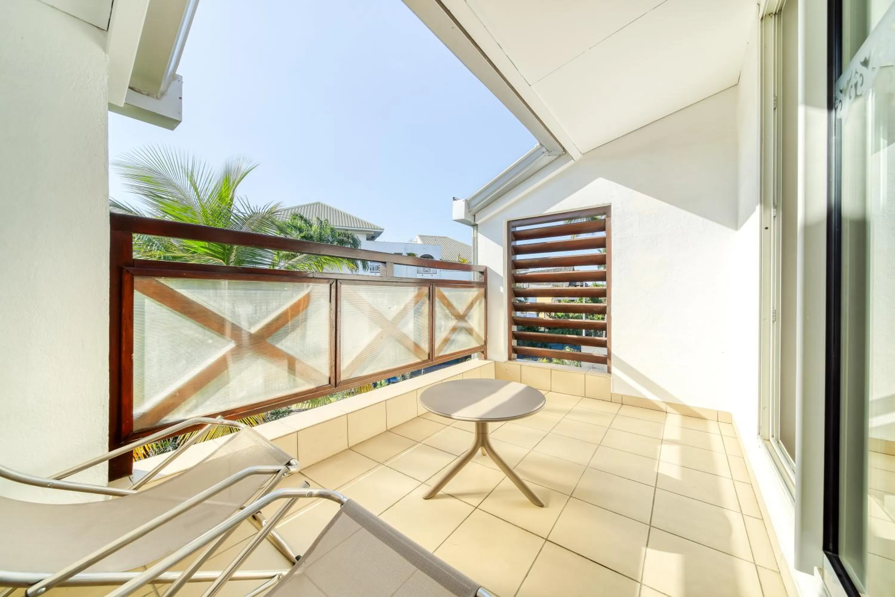 Balcony/Terrace in Résidence Tropic Appart Hotel