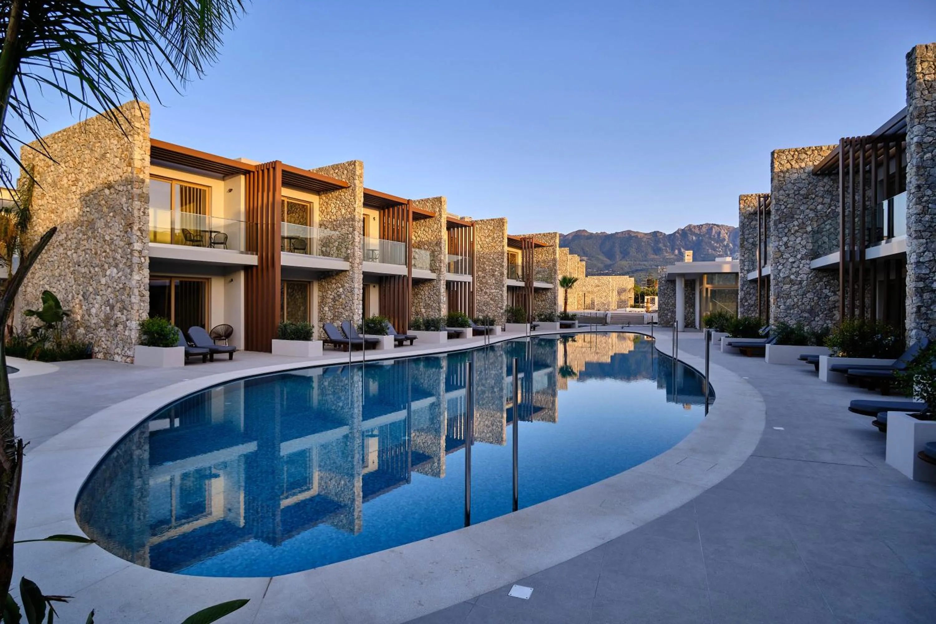 Pool view in Utopia Blu Hotel
