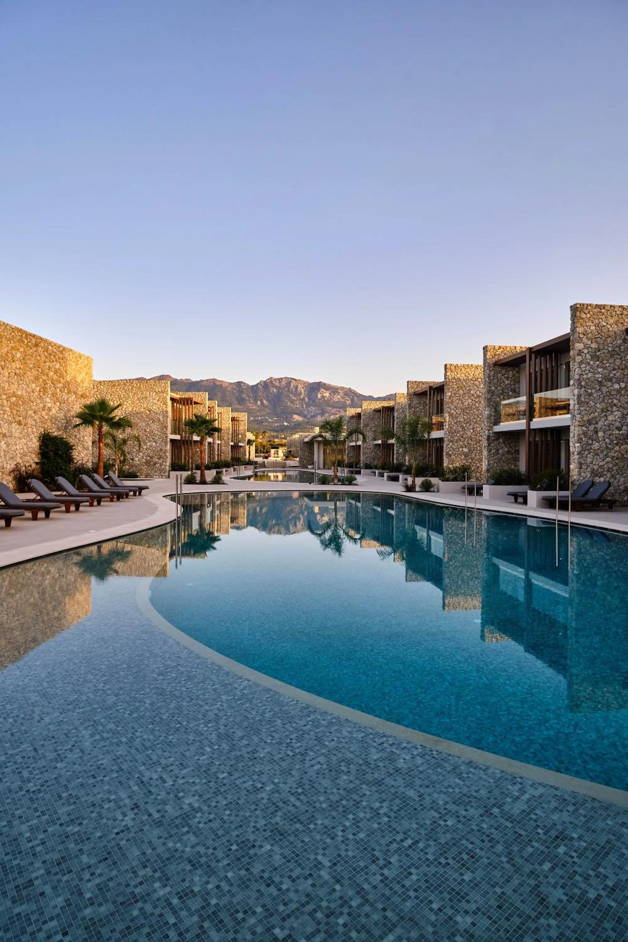 Pool view in Utopia Blu Hotel