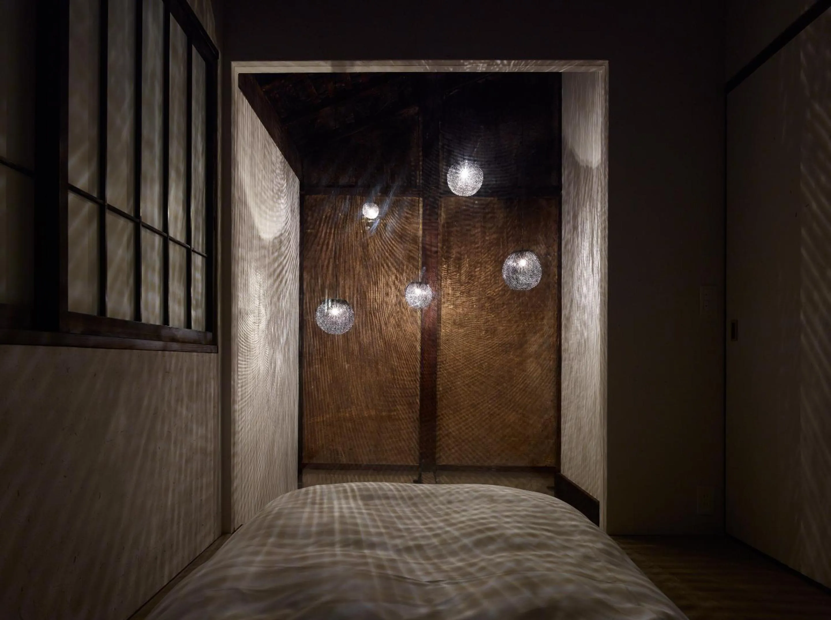 Bed in Kiraku Kyoto Honmachi