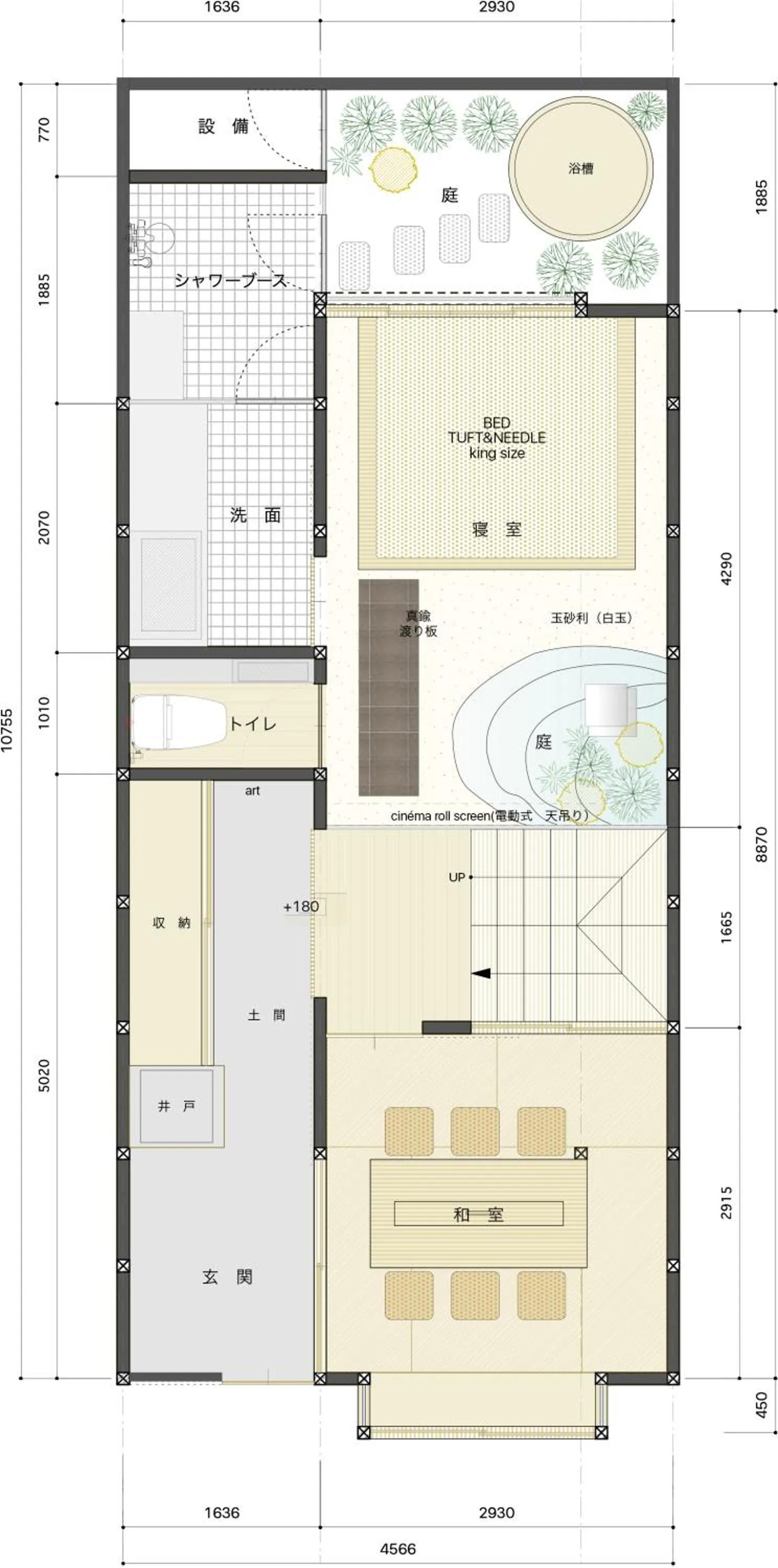 Floor plan in Kiraku Kyoto Honmachi