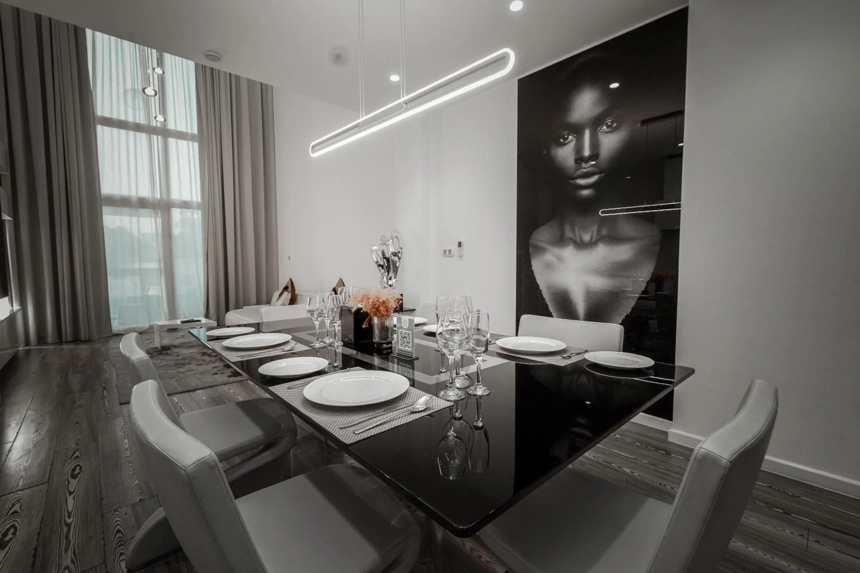 Living room in Kwarleyz Residence, Accra