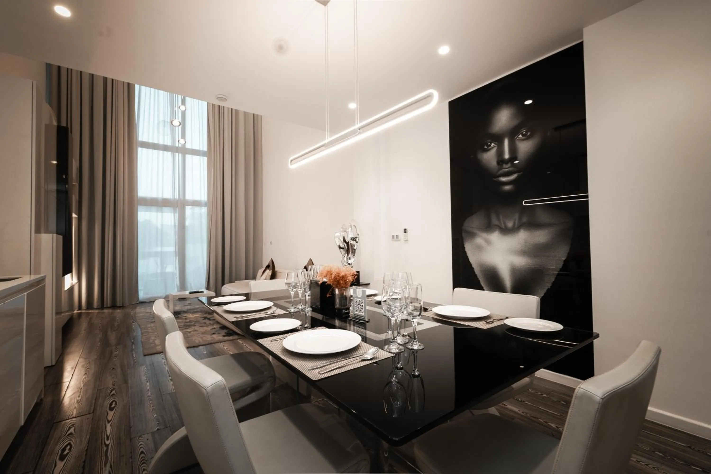 Living room in Kwarleyz Residence, Accra