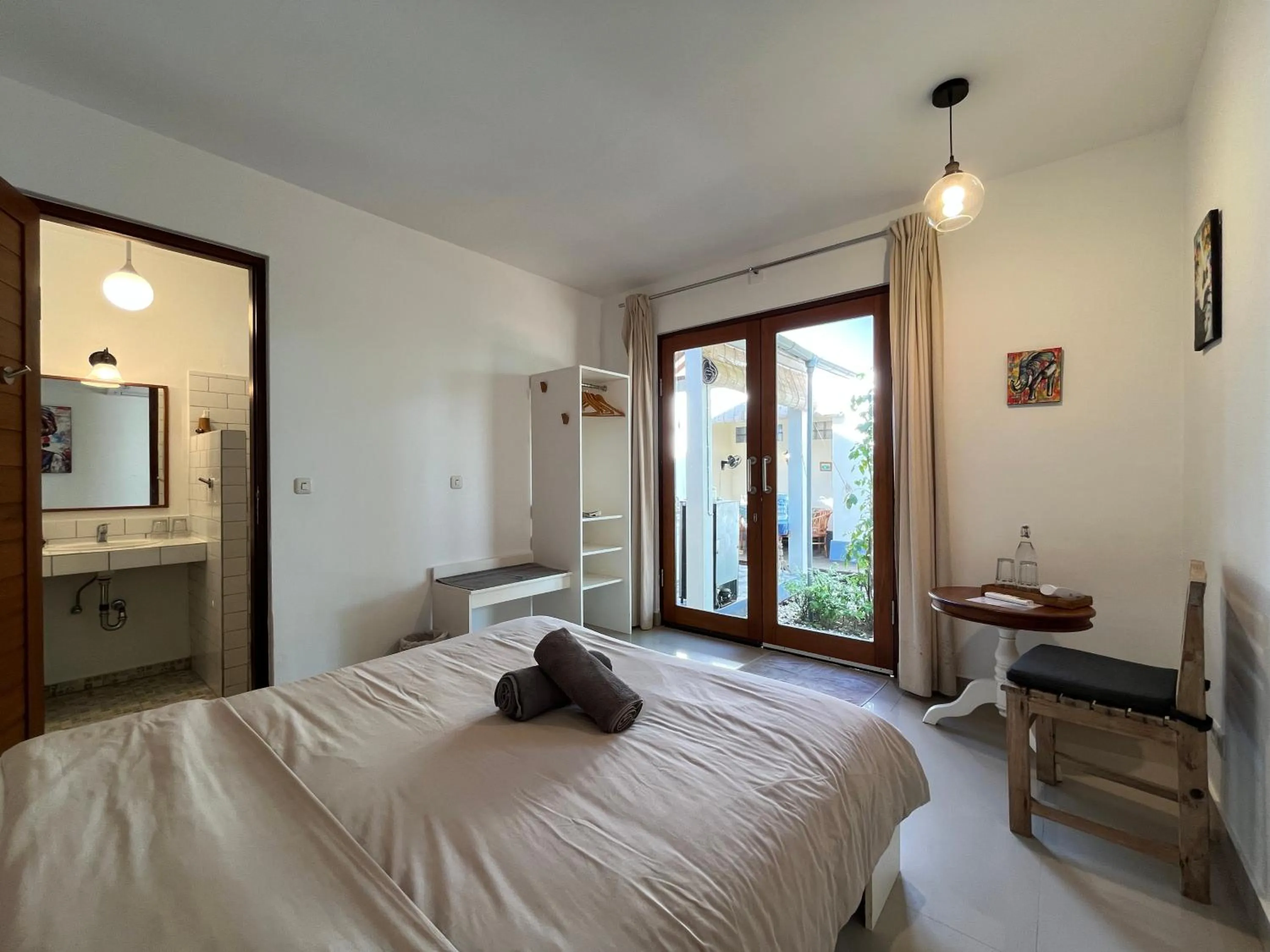 Property building, Bed in Living Room Lembongan