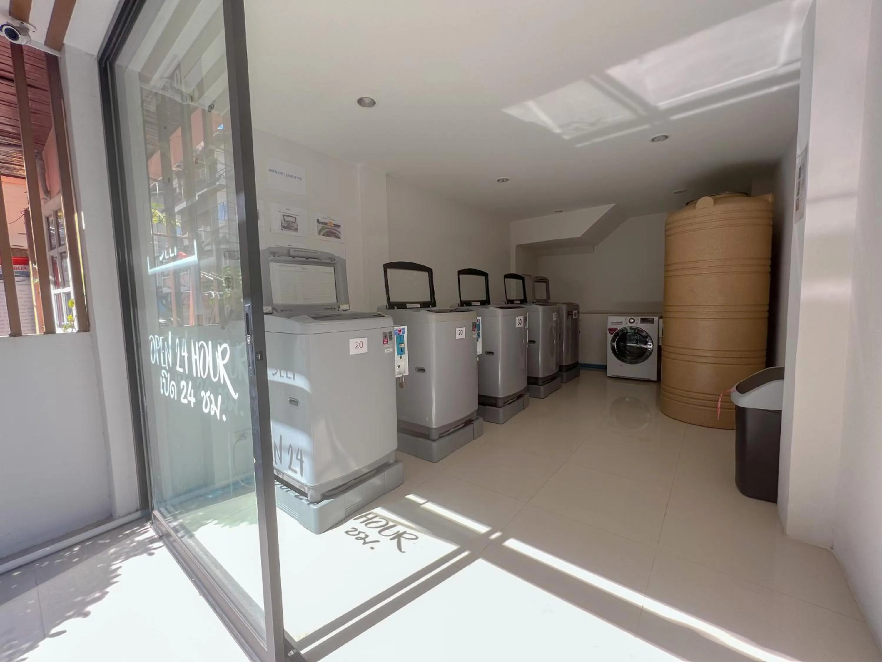 laundry in Litera Hostel