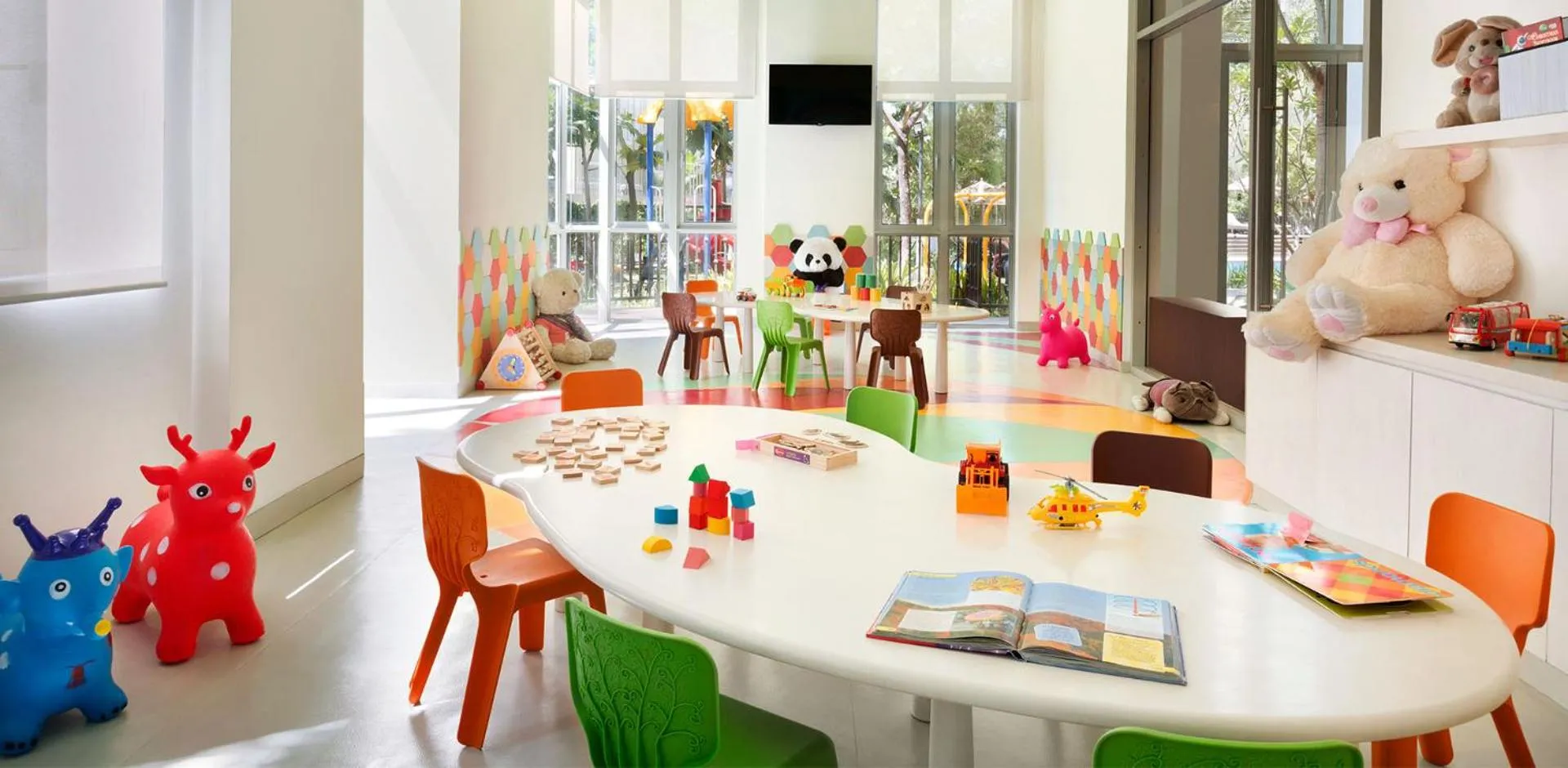 Kids's club in Shangri-La Serviced Apartments, Yangon