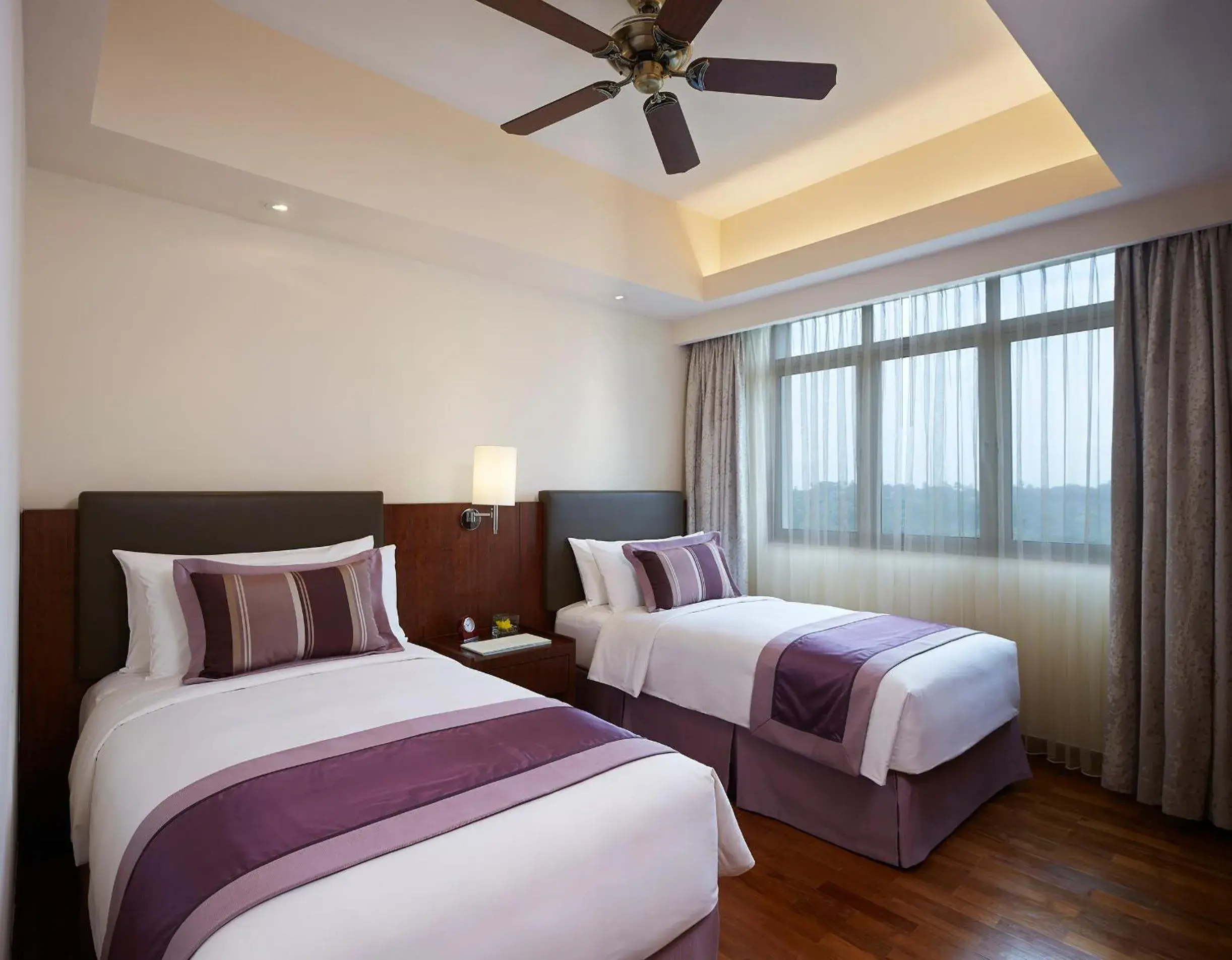 Bed in Shangri-La Serviced Apartments, Yangon Bed in Shangri-La Serviced Apartments, Yangon