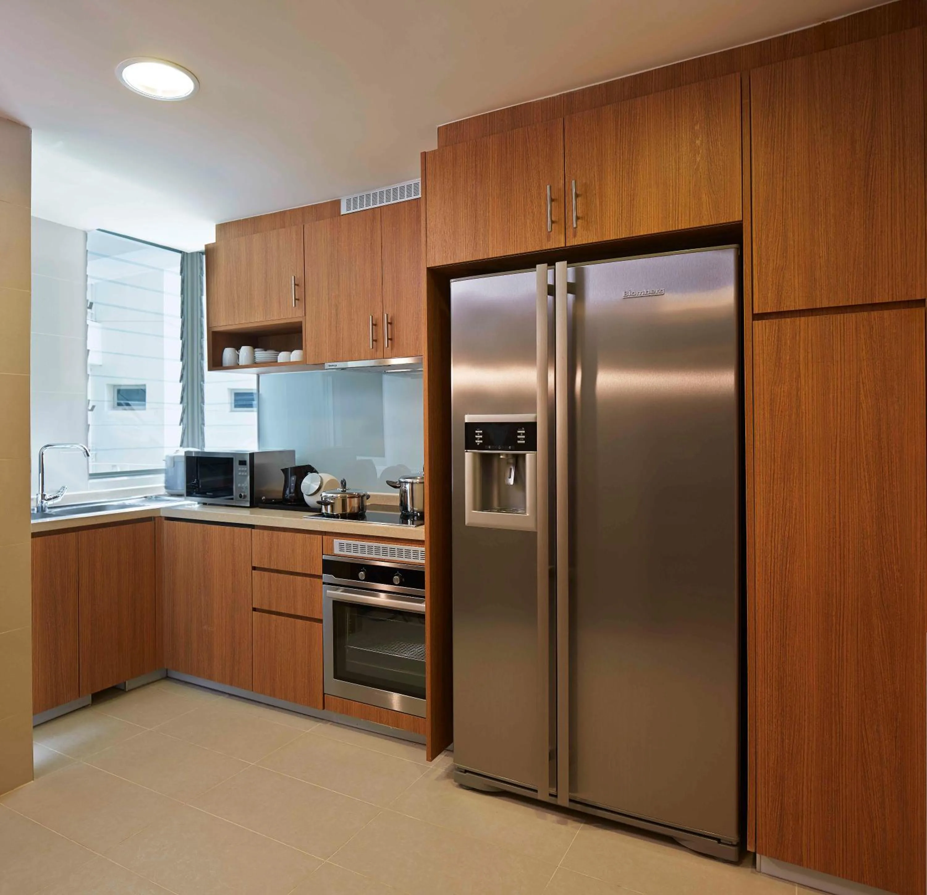 Kitchen or kitchenette in Shangri-La Serviced Apartments, Yangon