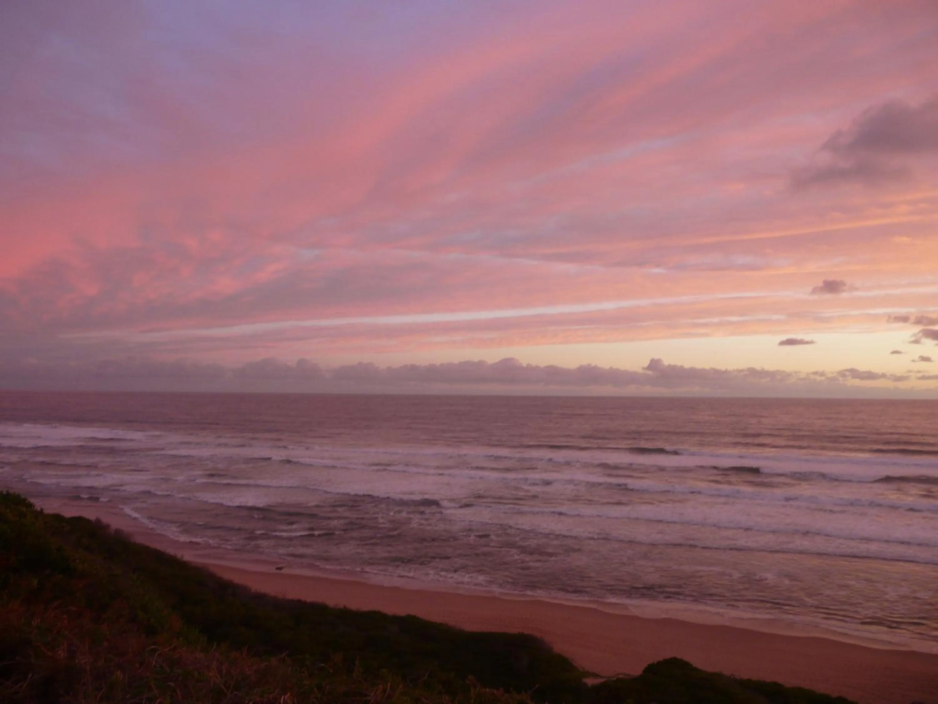 Sunset in Mes Amis Beach Guest House