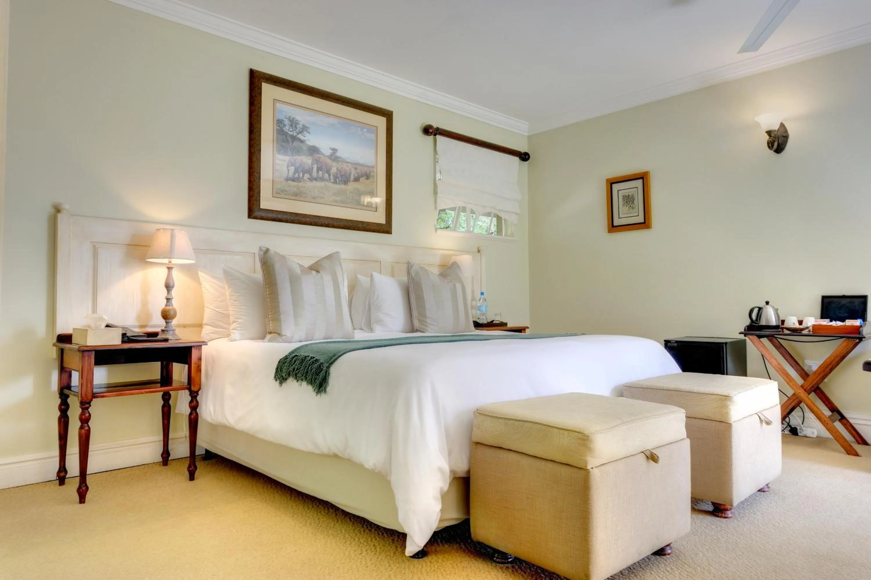 Bed in Moorcroft Manor Boutique Country Hotel