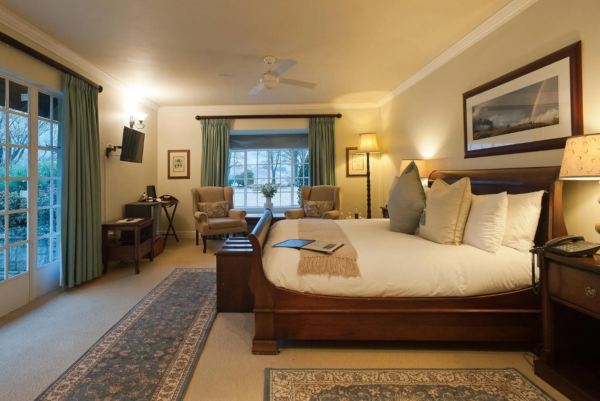 Bed in Moorcroft Manor Boutique Country Hotel