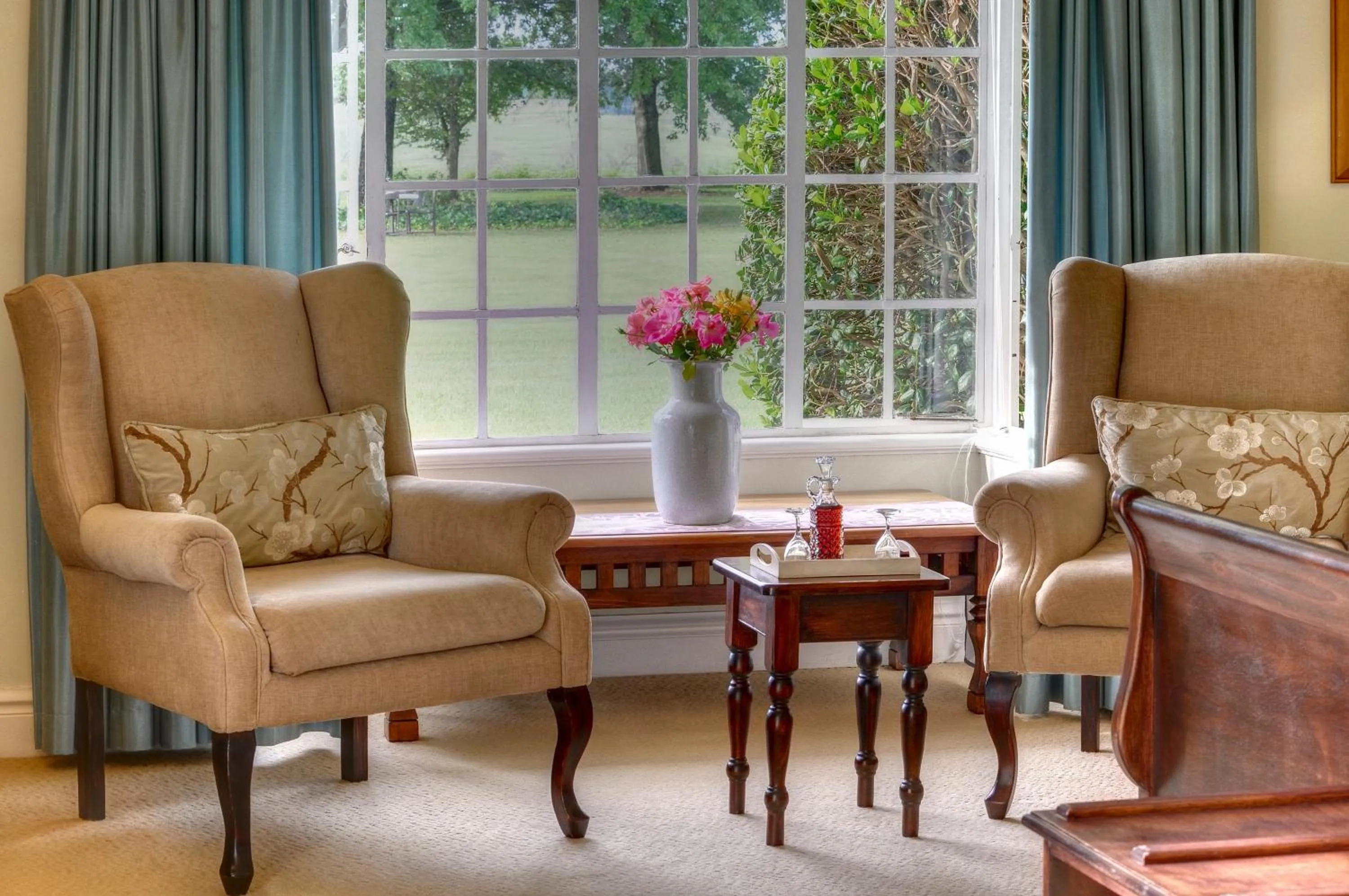 Seating area in Moorcroft Manor Boutique Country Hotel