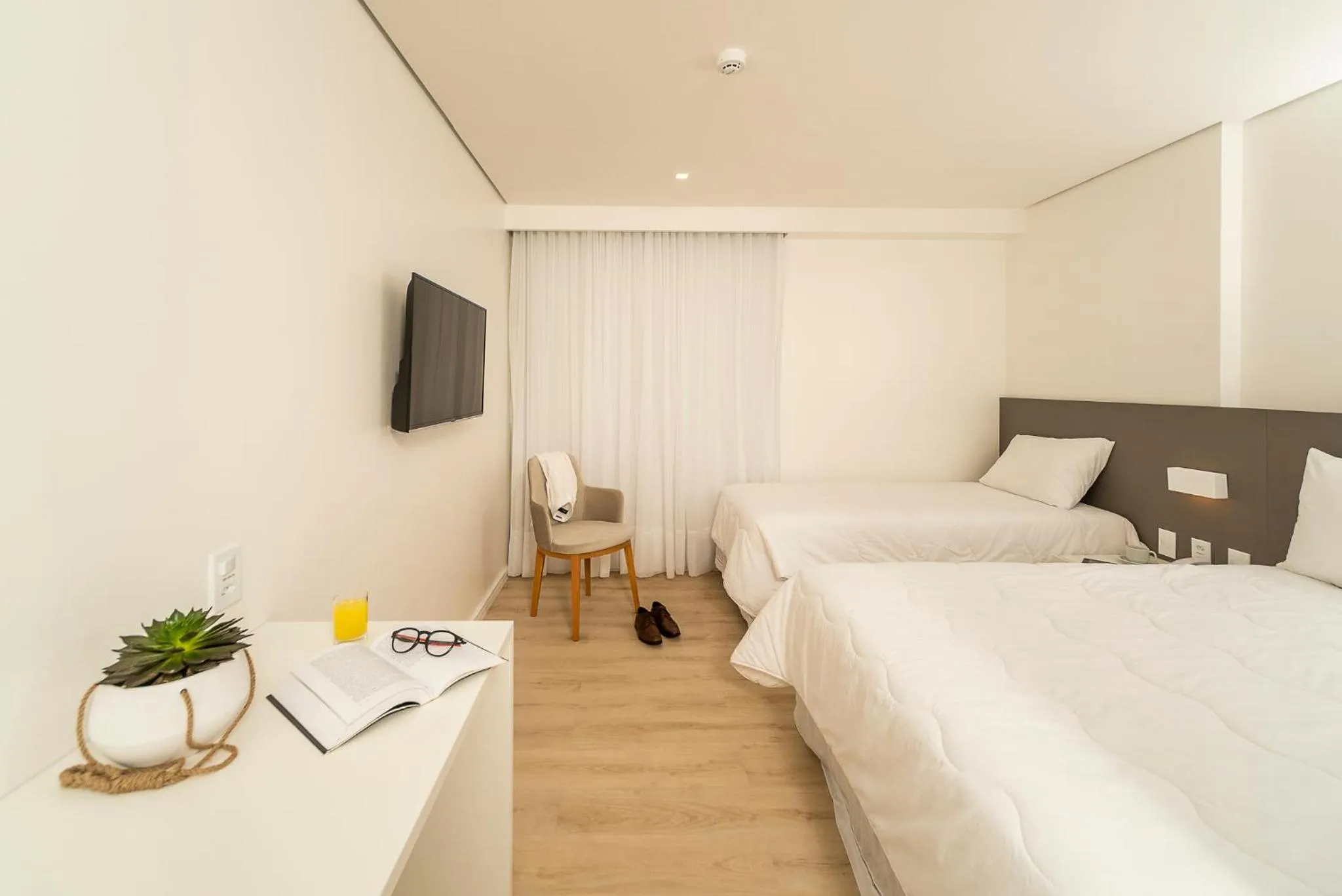 Bedroom, Bed in Hotel Praia Bonita Jangadeiros Pajuçara