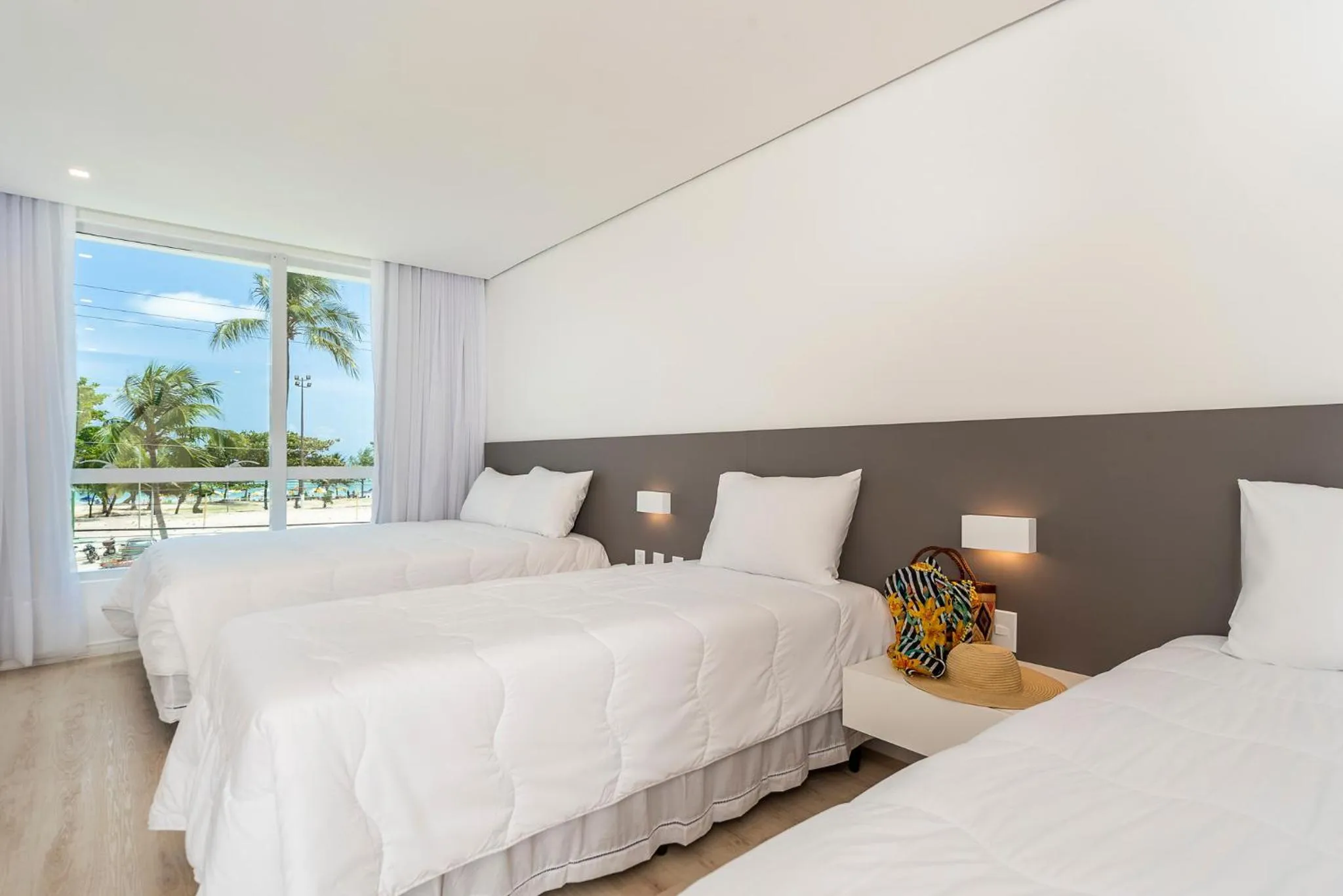 Bedroom, Bed in Hotel Praia Bonita Jangadeiros Pajuçara