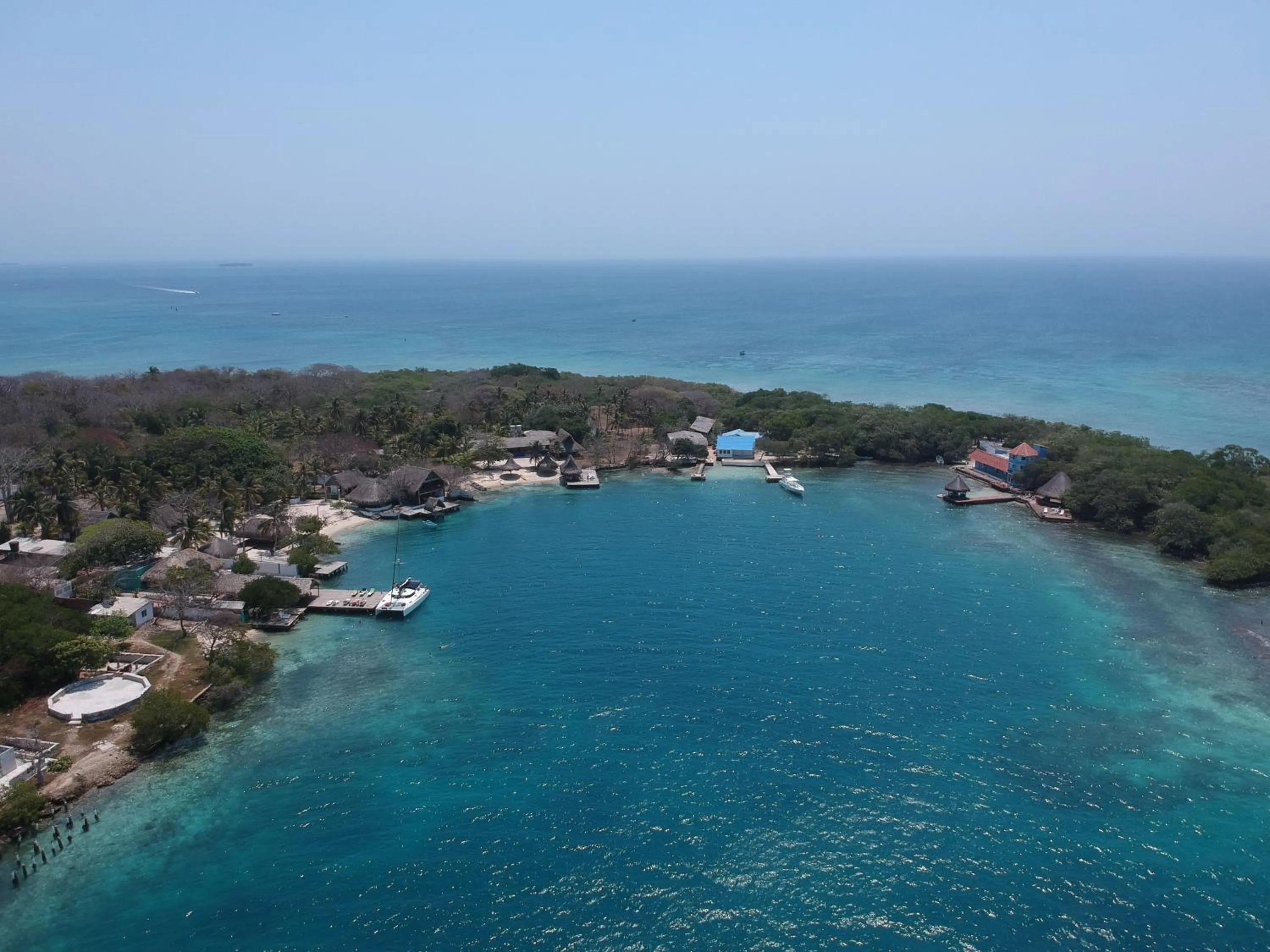 Bird's eye view in Isla Tijereto