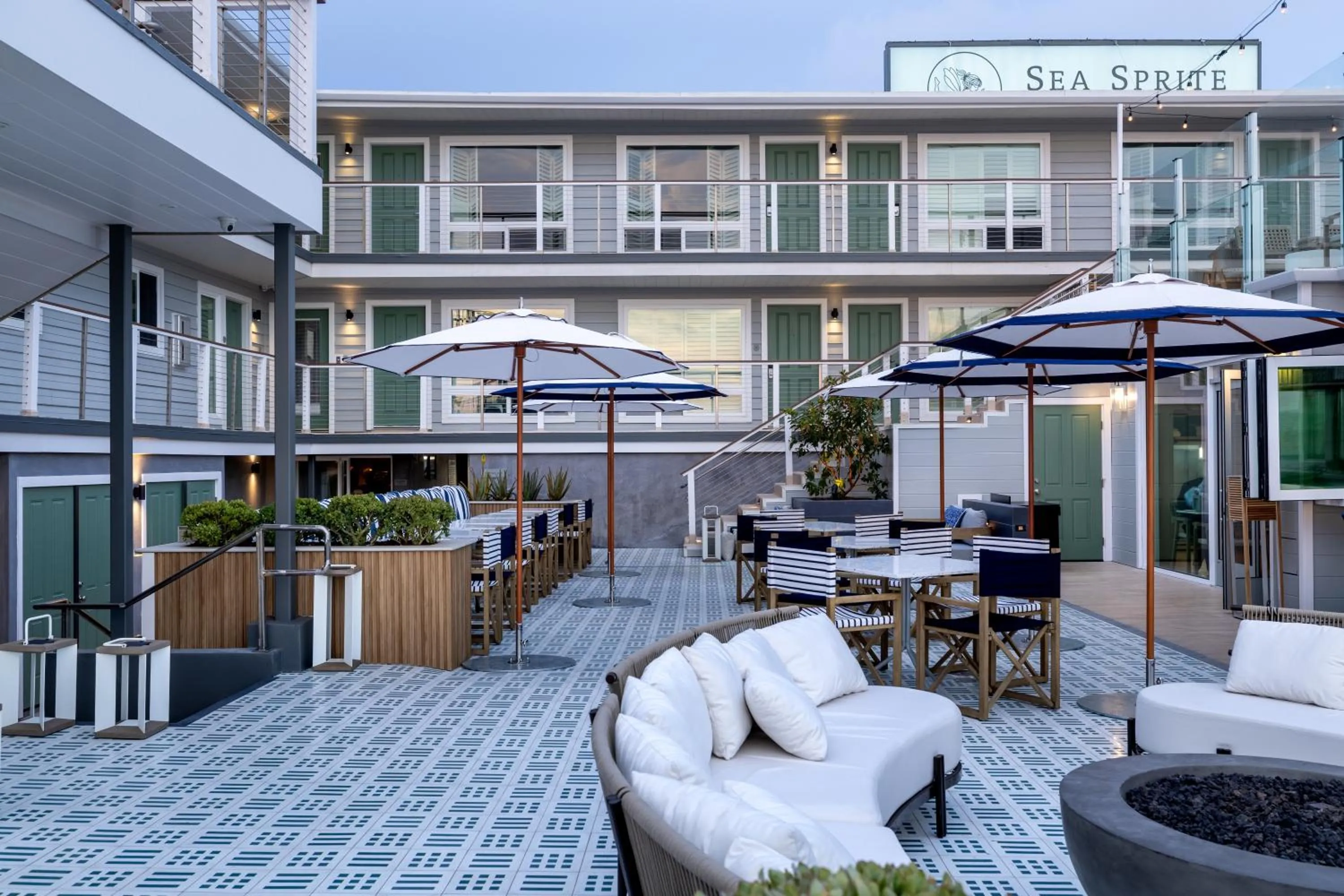 Patio in Sea Sprite Beach Club