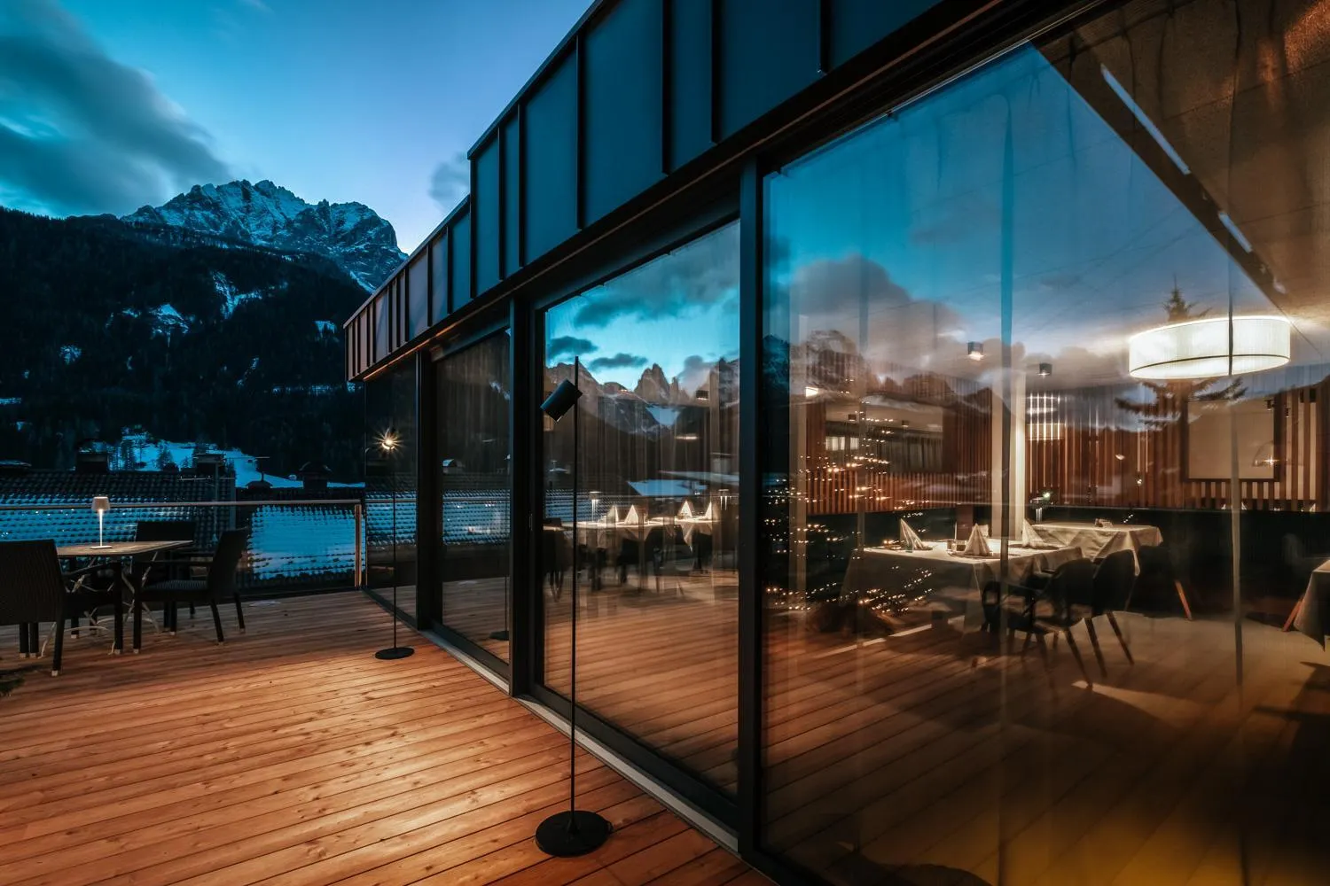 Mountain view in Hotel Gruber