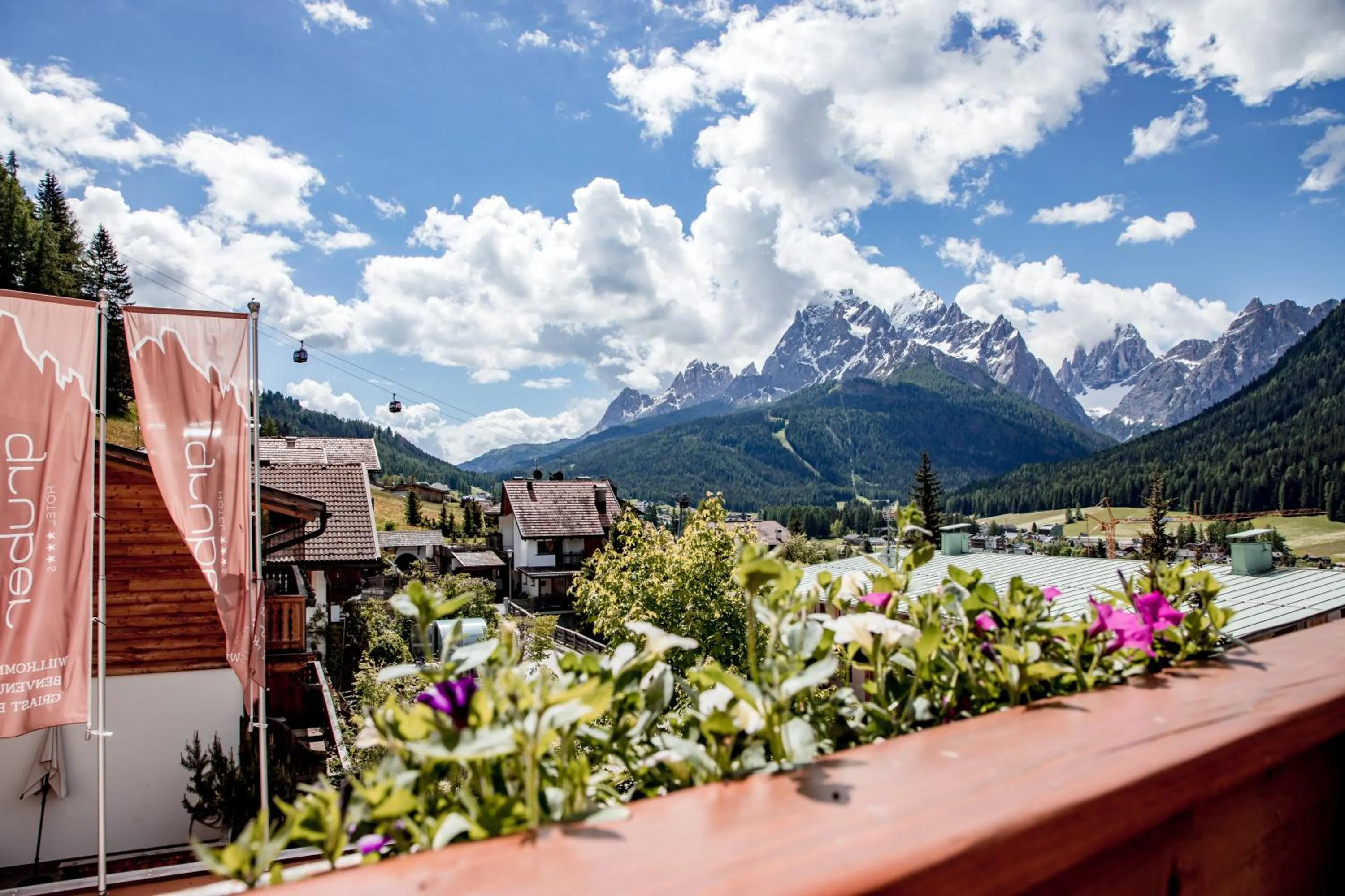 Mountain view in Hotel Gruber